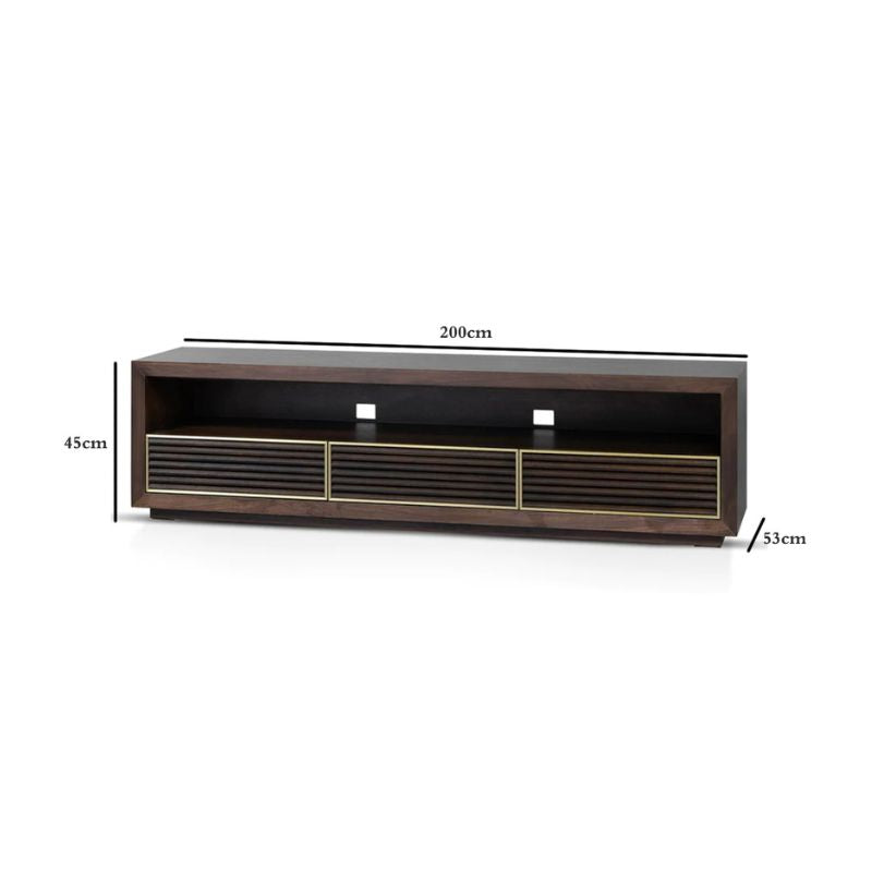 Chloe TV Stand - Walnut