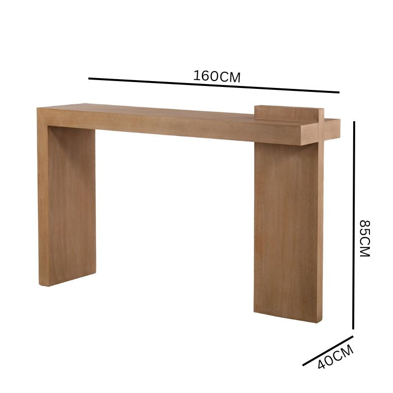 Ava ELM Console Table - Natural