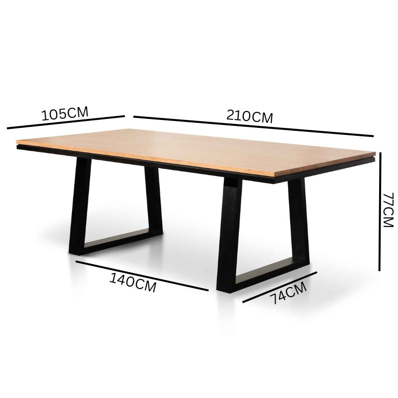 Christina 2.1m Dining Table - Messmate