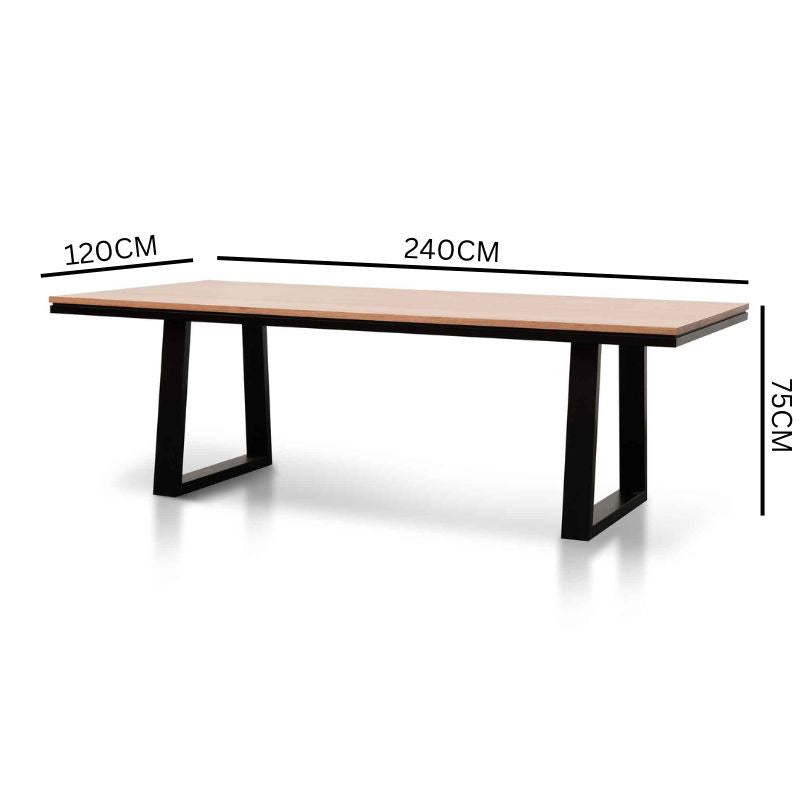 Christina 2.4m Dining Table - Messmate