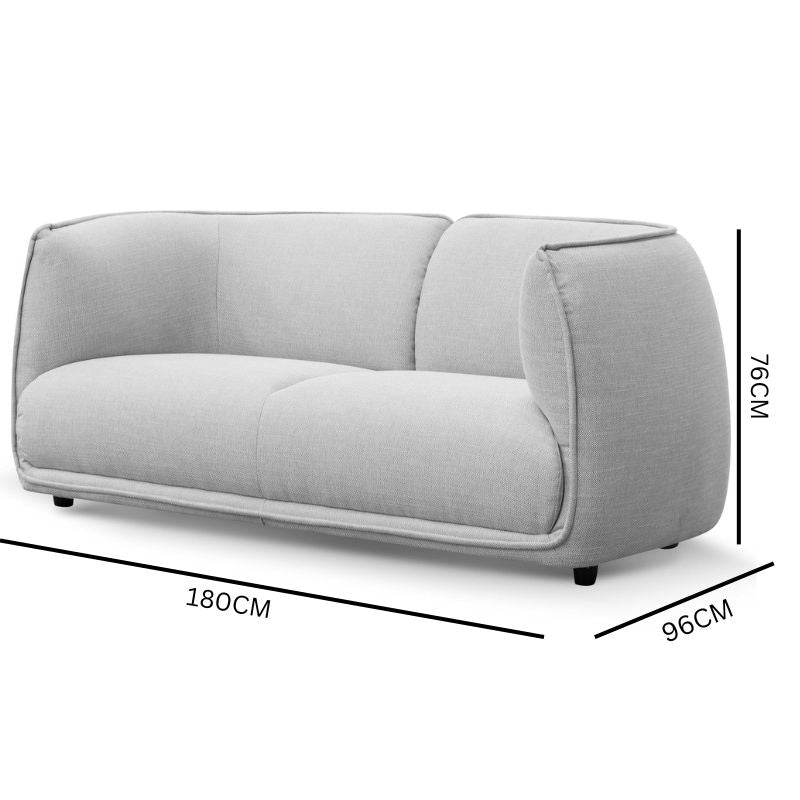 Christopher 2S  Sofa - Light Texture Grey