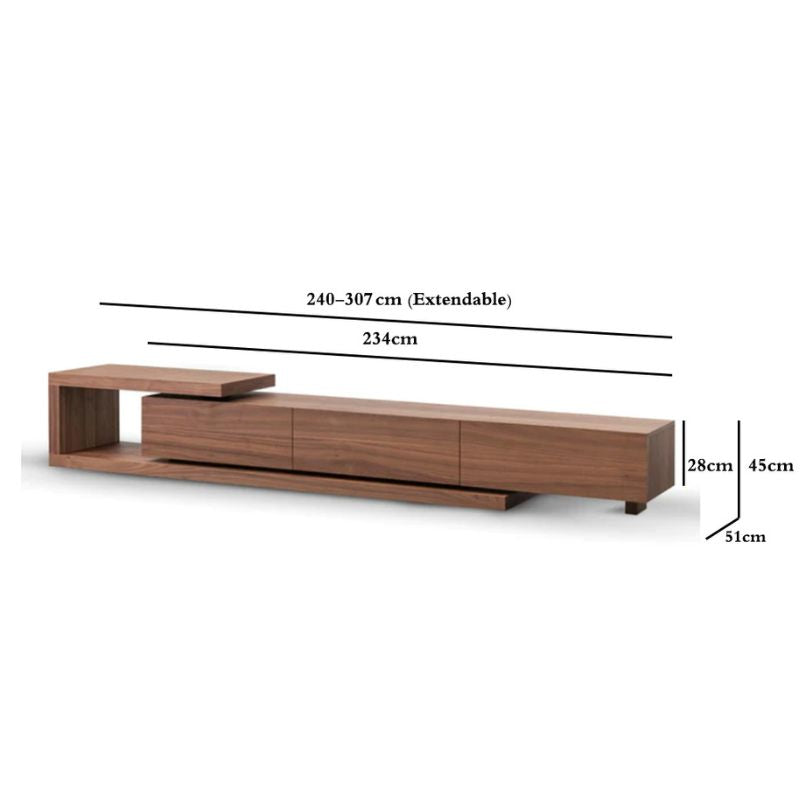 Destiny Extendable TV Stand - Walnut