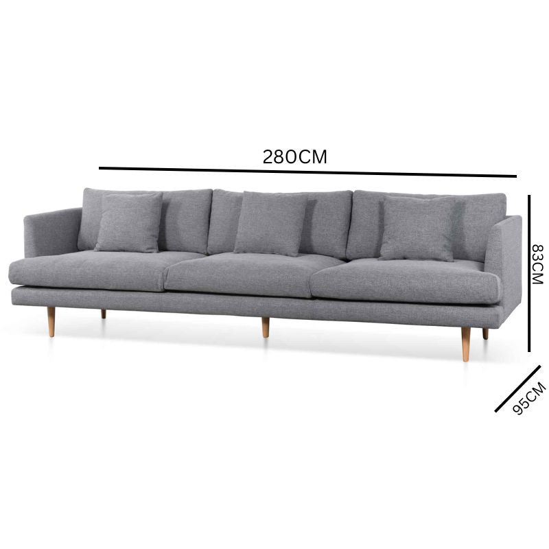 Eleanor 4S  Sofa - Graphite Grey