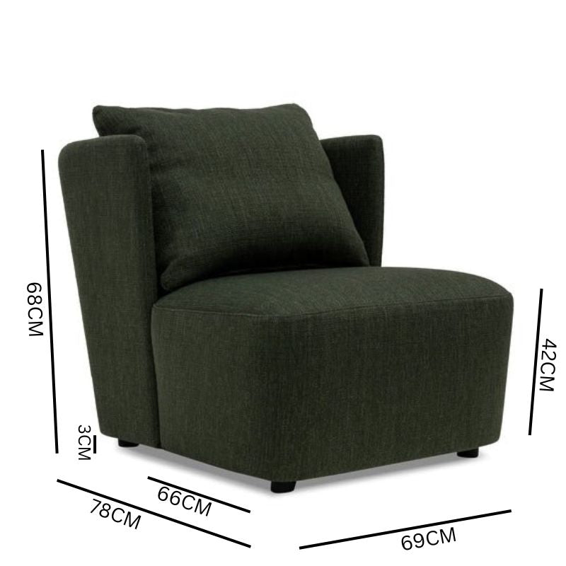 Elva Armchair - Green