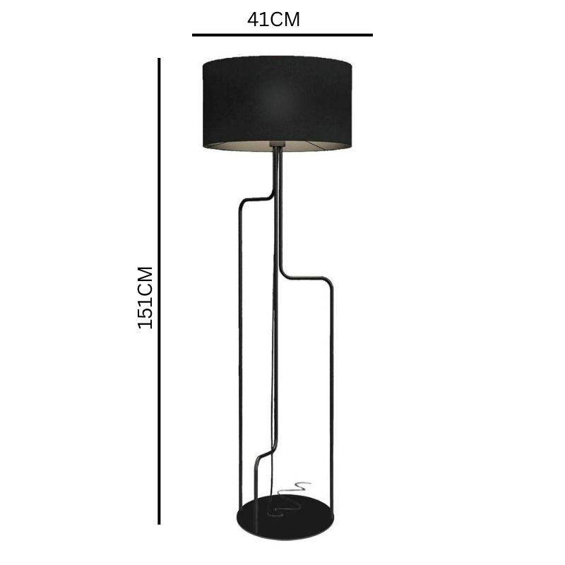 Floor Lamp Borneo / Metal