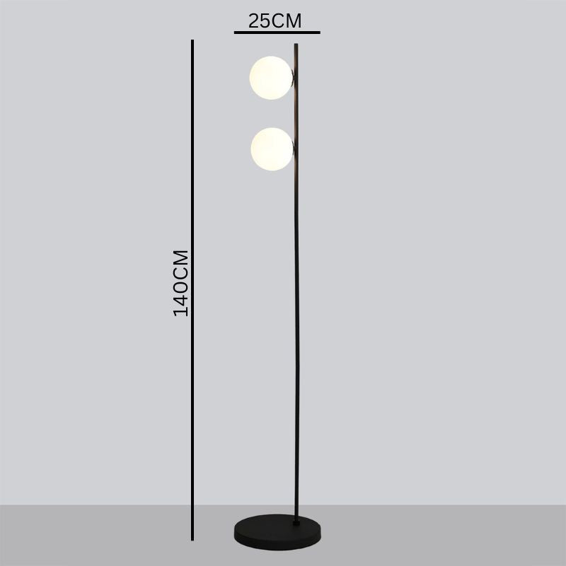 Floor Lamp Doris / Glass & Metal