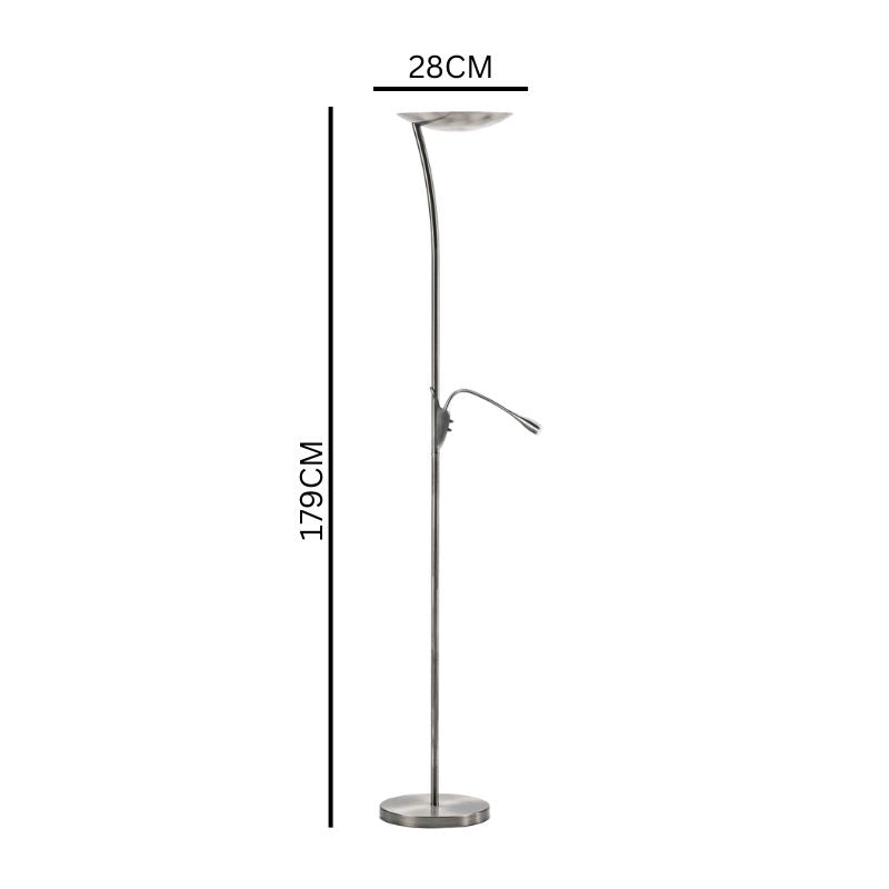 Floor Lamp Praia / Metal & Acrylic