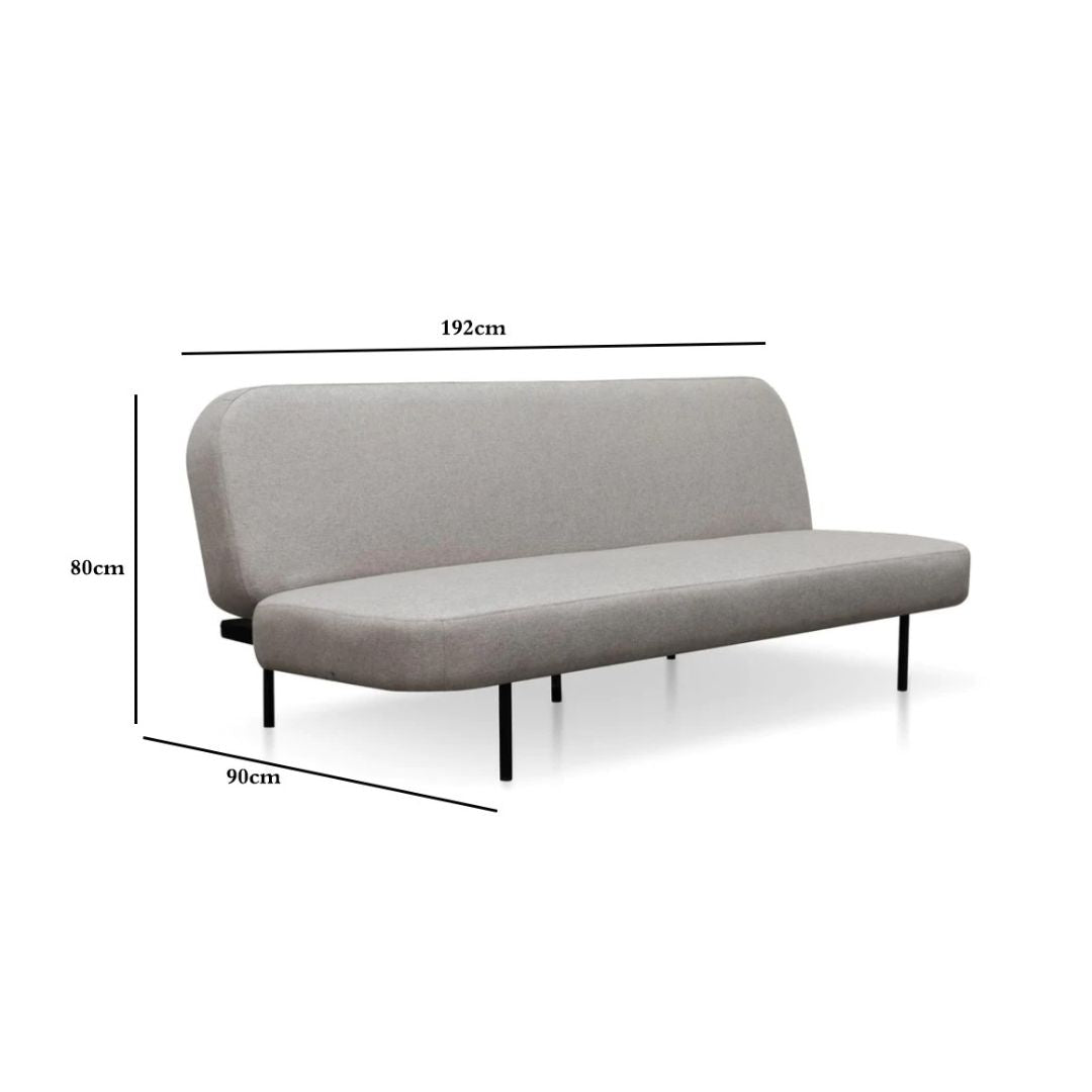 Laura 3S  Sofa Bed - Light Grey