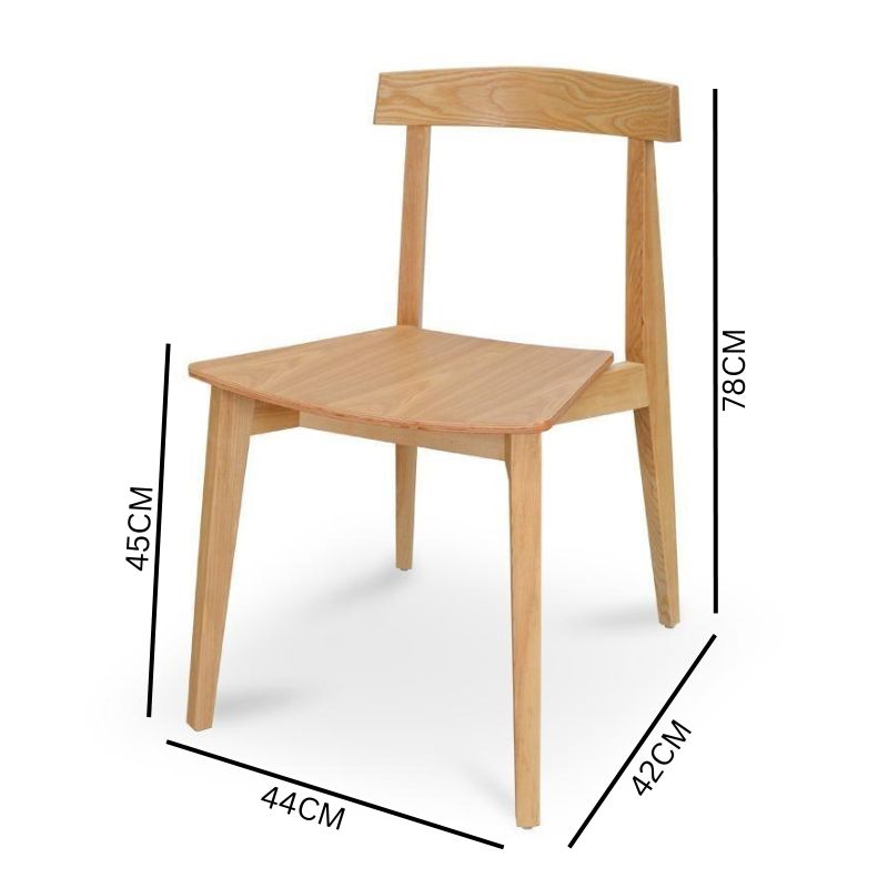 Noah Wood Dining Chair - Natural