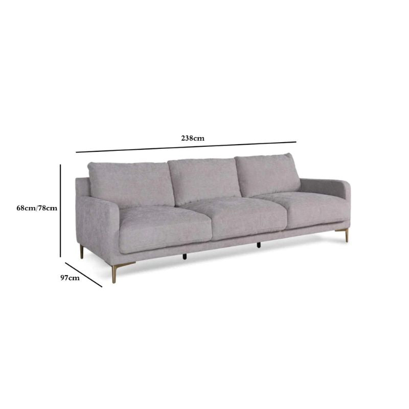 Samantha 4S  Sofa - Oyster Beige