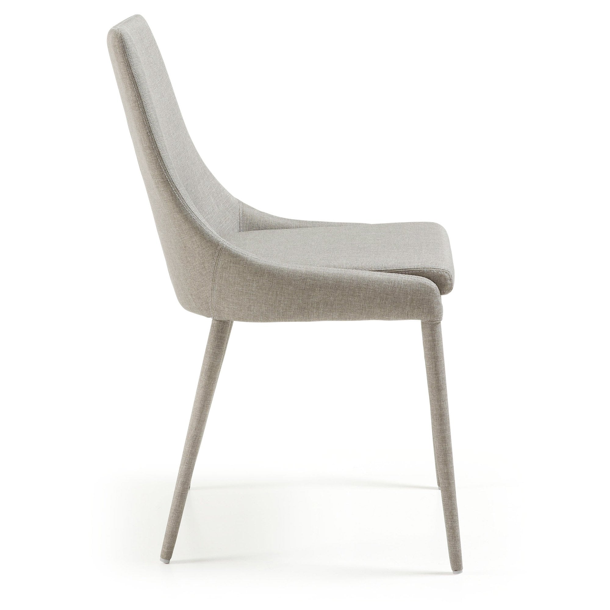 Amina Fabric Dining Chair - Light Grey - Dining Chairs