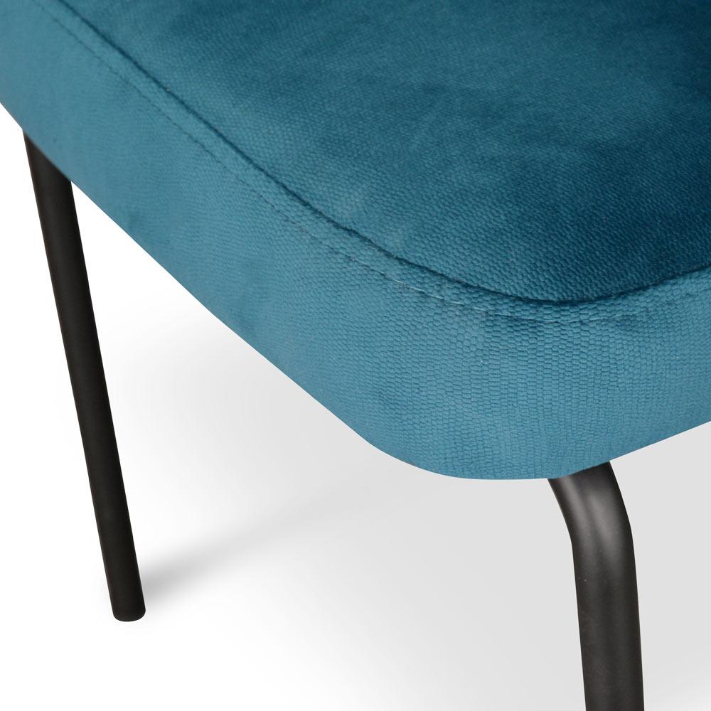 Amira Dining Chair - Turquoise Velvet - Dining Chairs