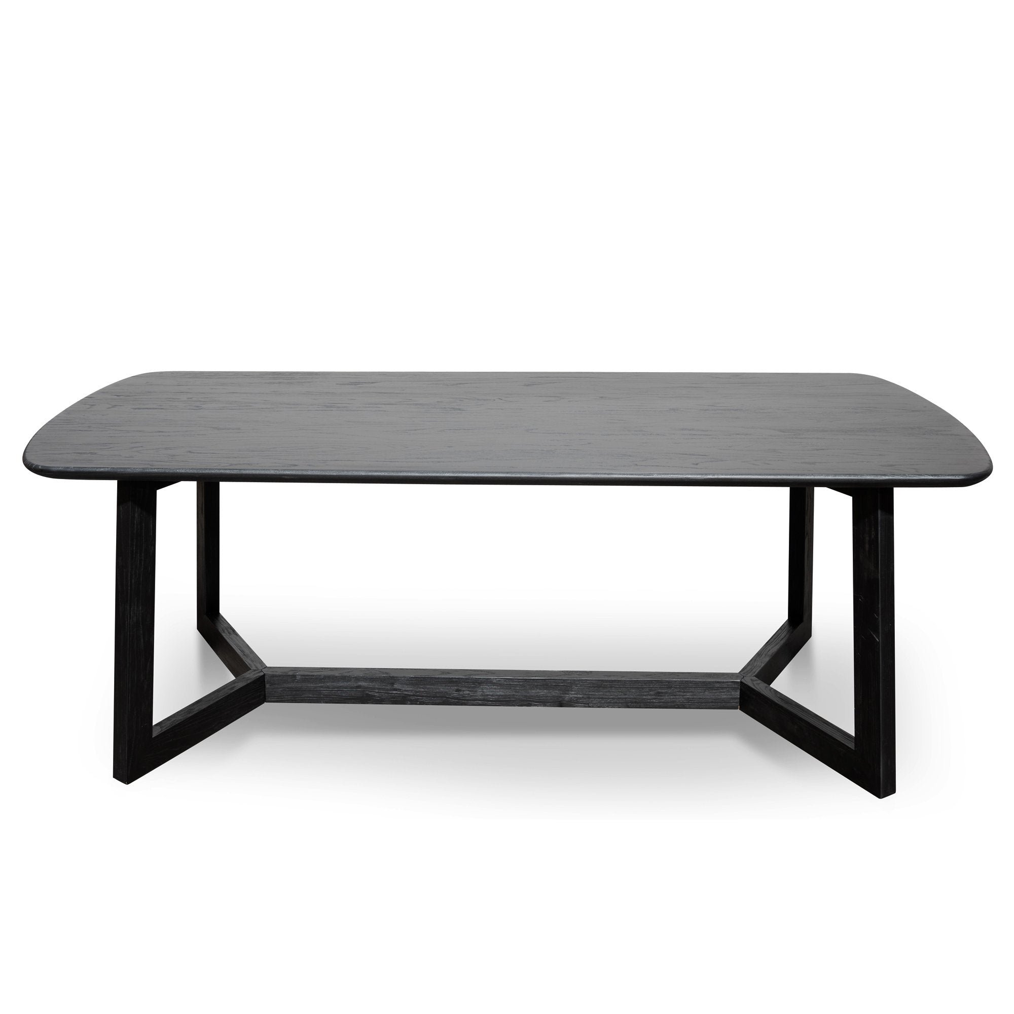 Ashley 2.2m Wooden Dining Table - Black - Dining Tables