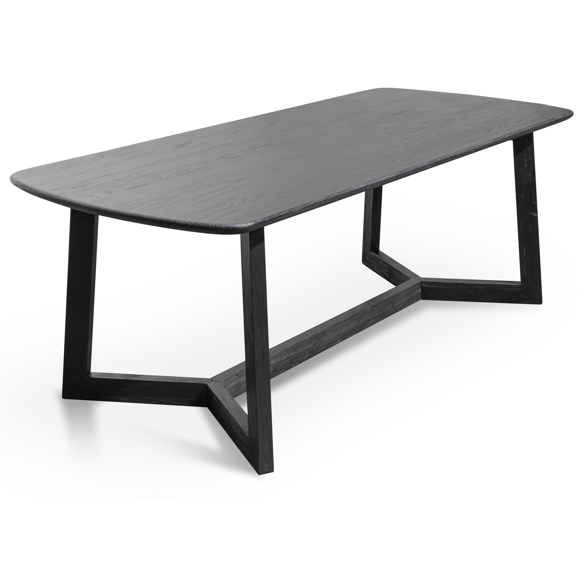 Ashley 2.2m Wooden Dining Table - Black - Dining Tables