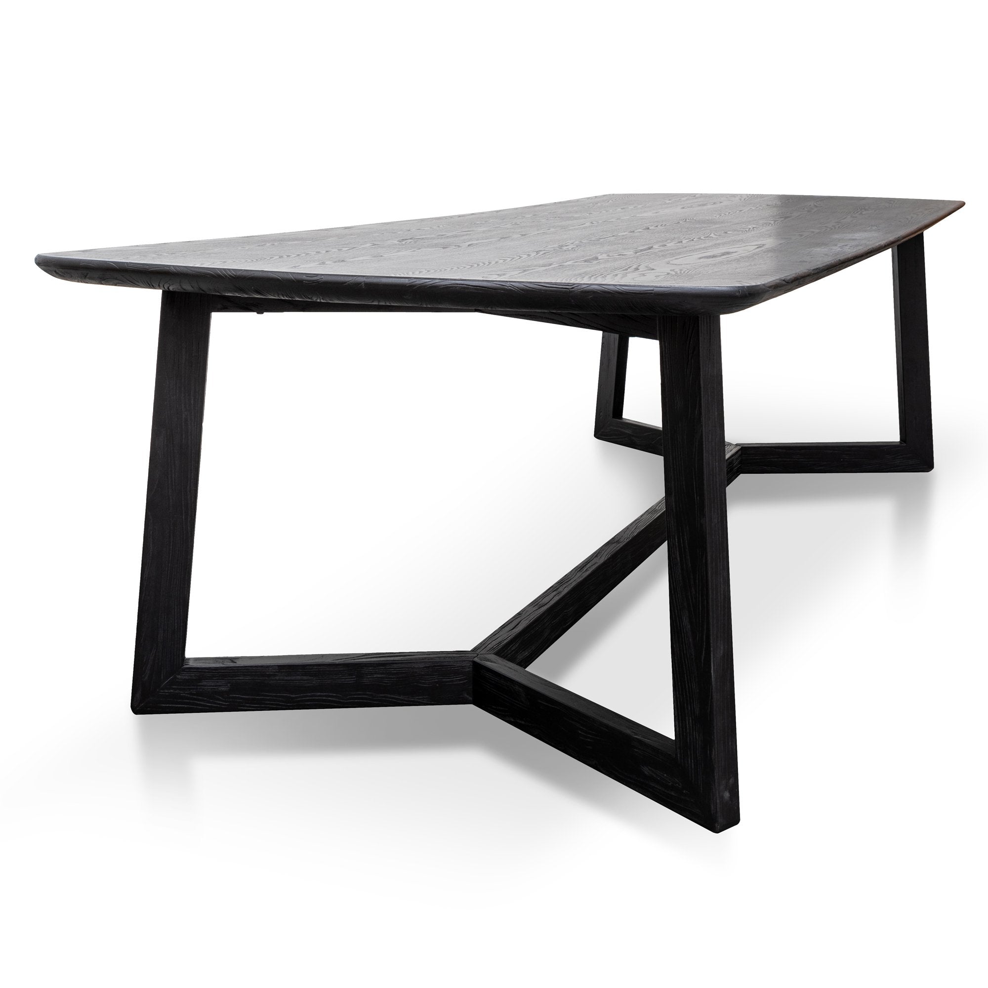 Ashley 2.4m Wooden Dining Table - Black - Dining Tables