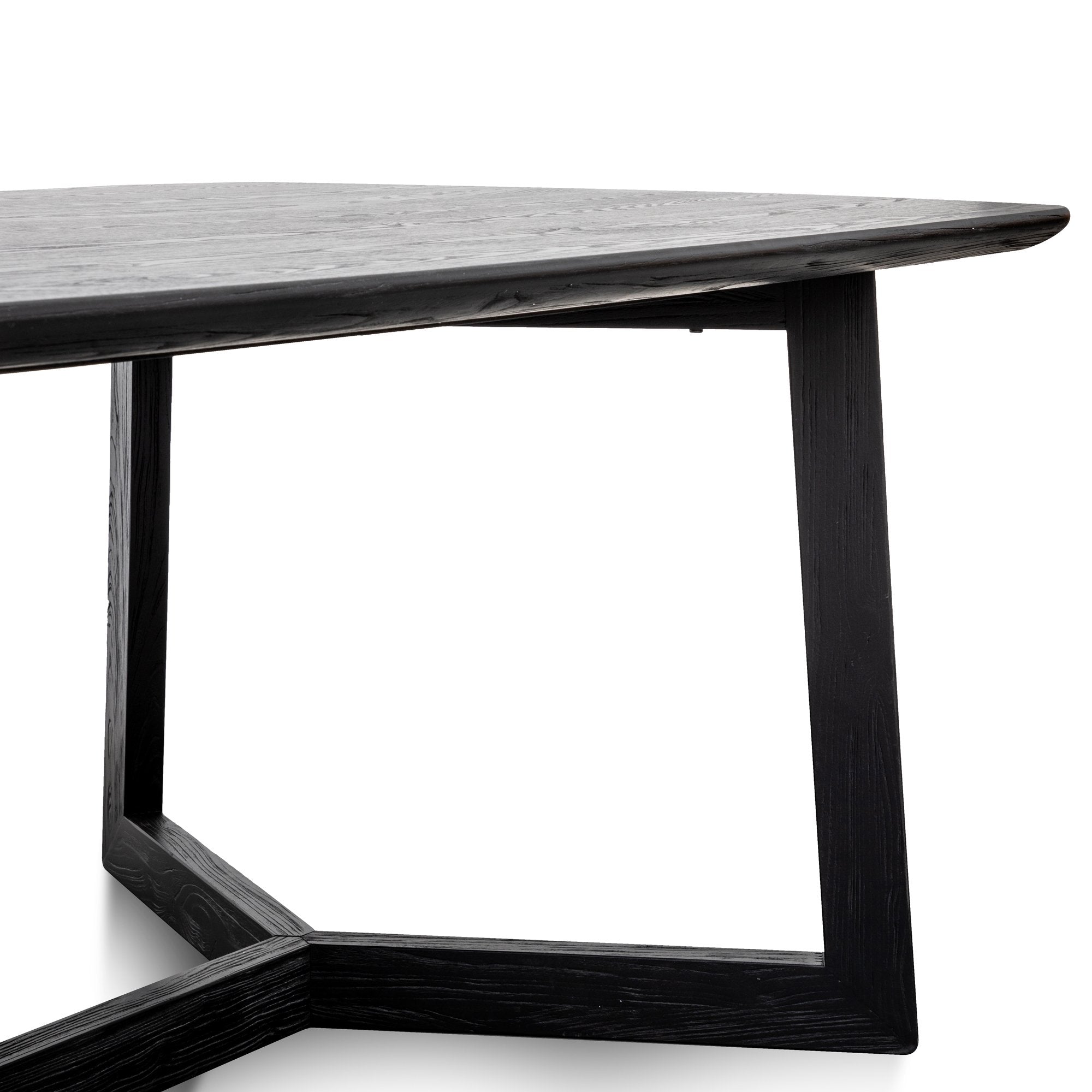 Ashley 2.4m Wooden Dining Table - Black - Dining Tables