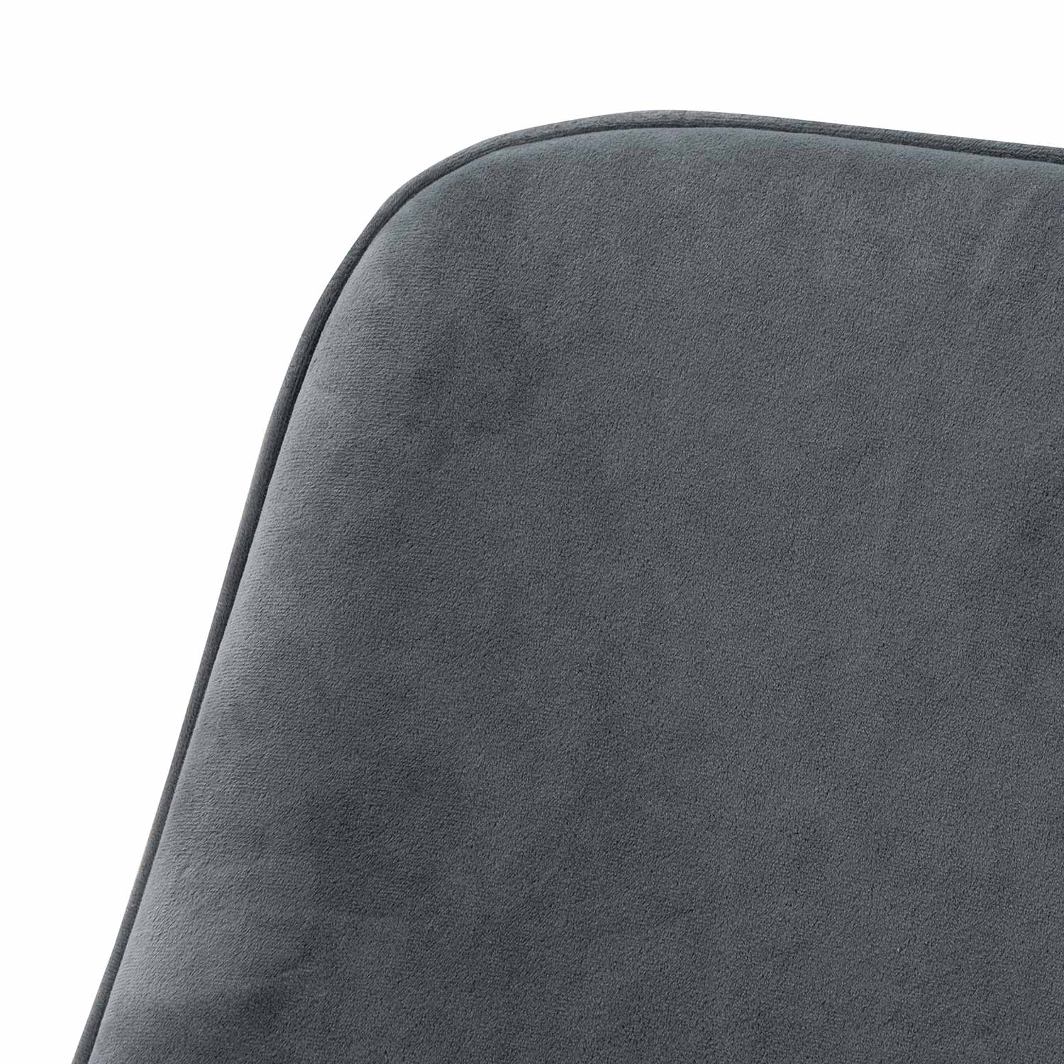 Bella Dining Chair - Grey Velvet - Dining Chairs