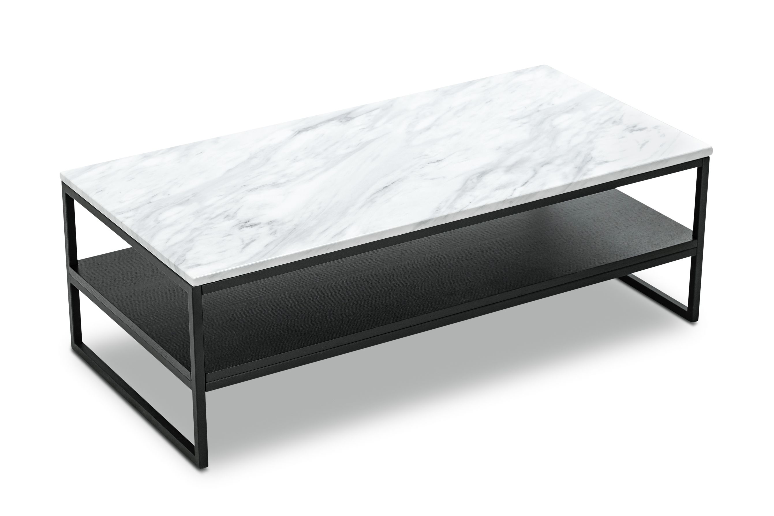 Blake White Marble Coffee Table - Coffee Table