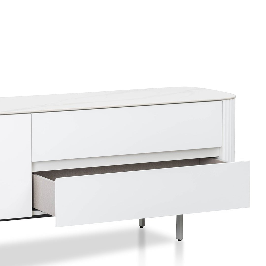 Carter TV Stand - White - TV Units