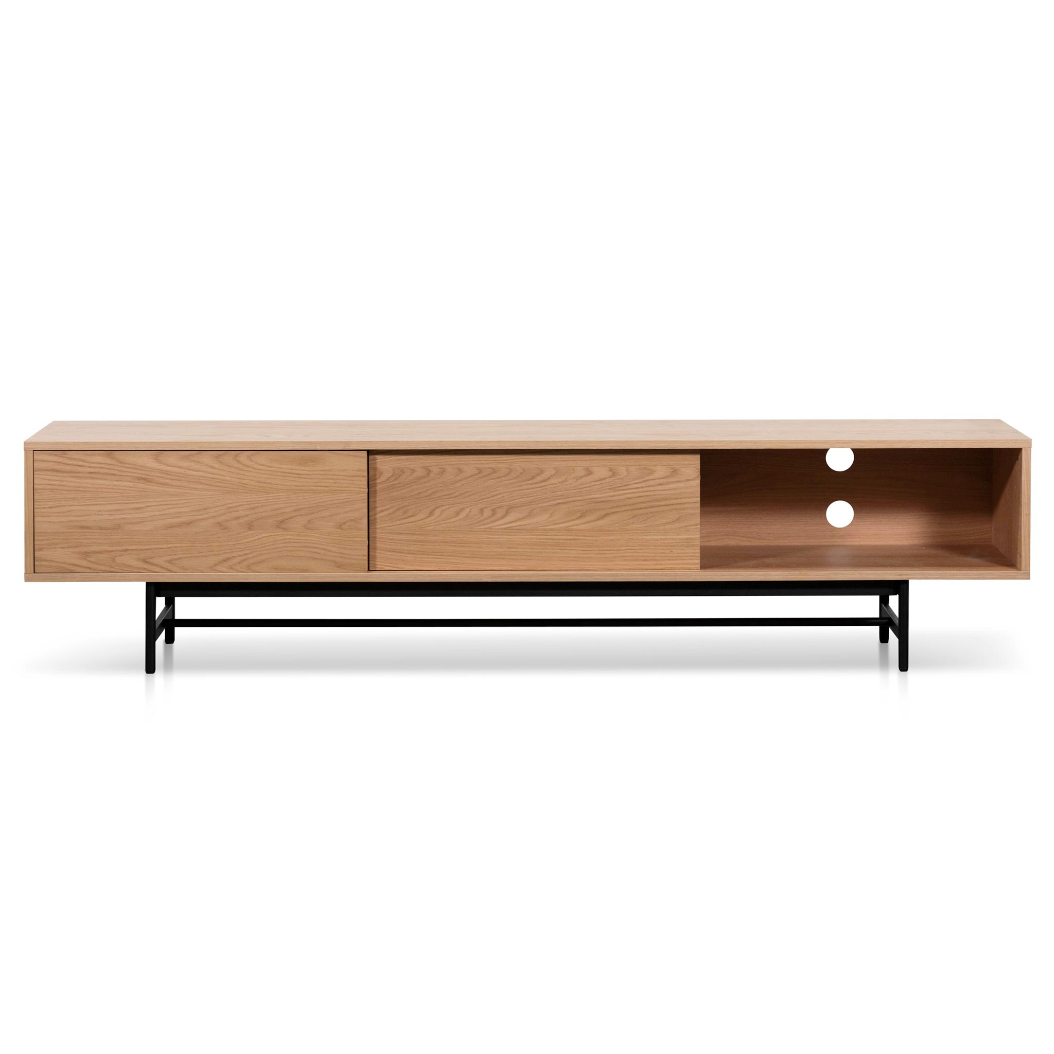 Cassandra Wooden TV Stand - Natural - TV Units