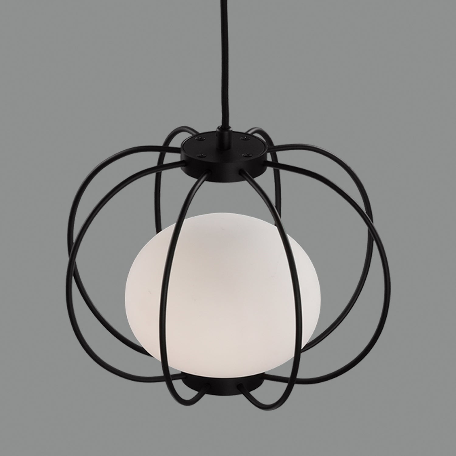 Ceiling Lamp Marina / Opal Glass & Metal - Ceiling Lamp