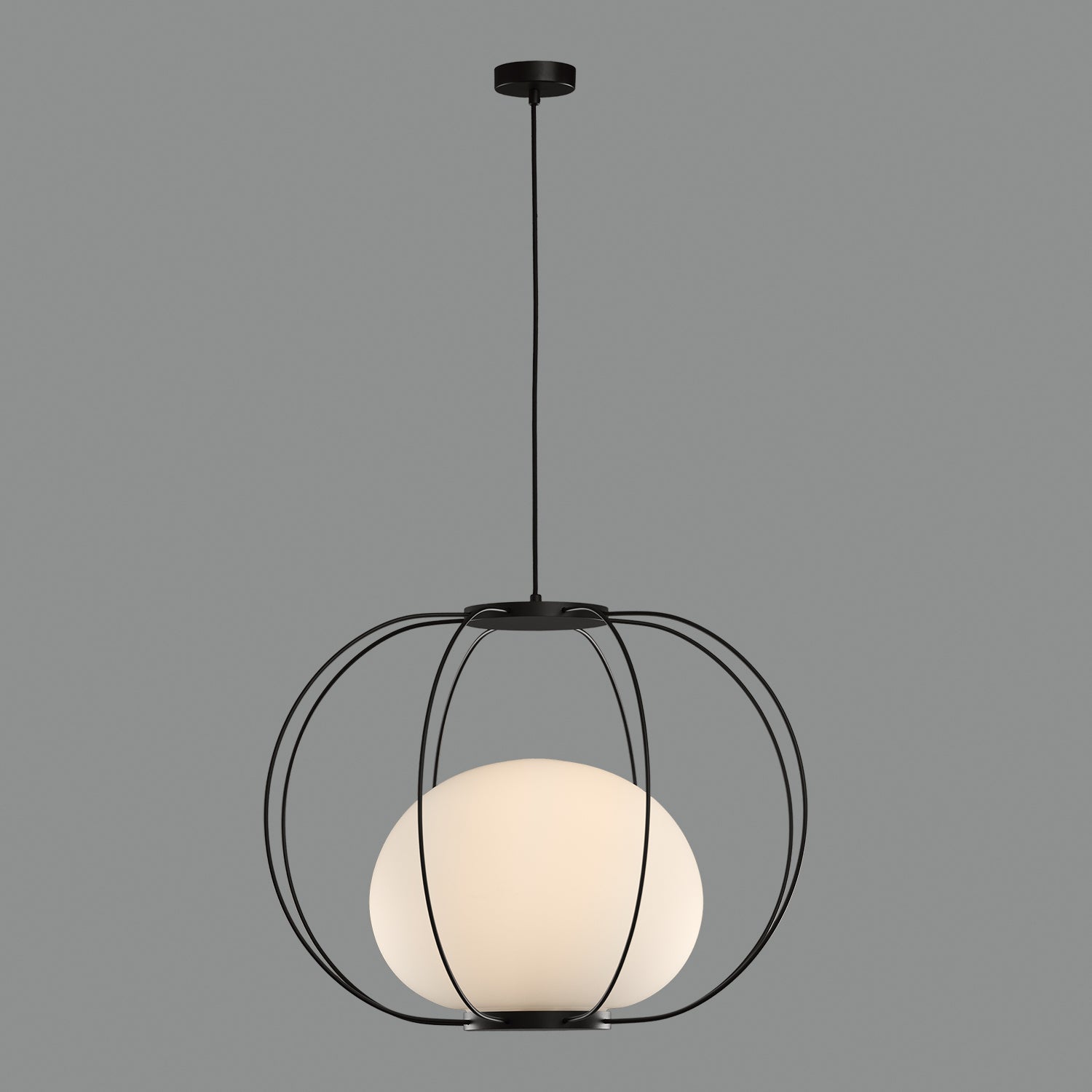 Ceiling Lamp Marina / Opal Glass & Metal - Ceiling Lamp