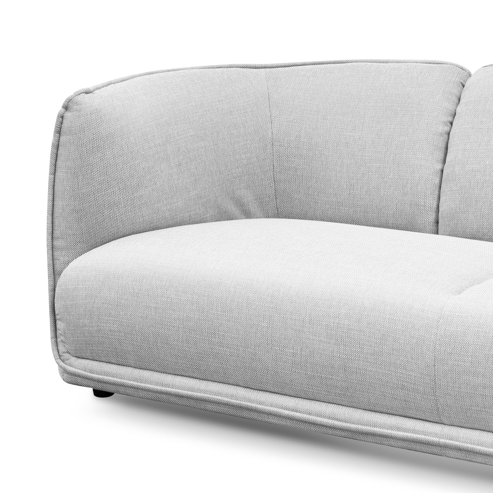 Christopher 3S Sofa- Light Texture Grey - Sofas