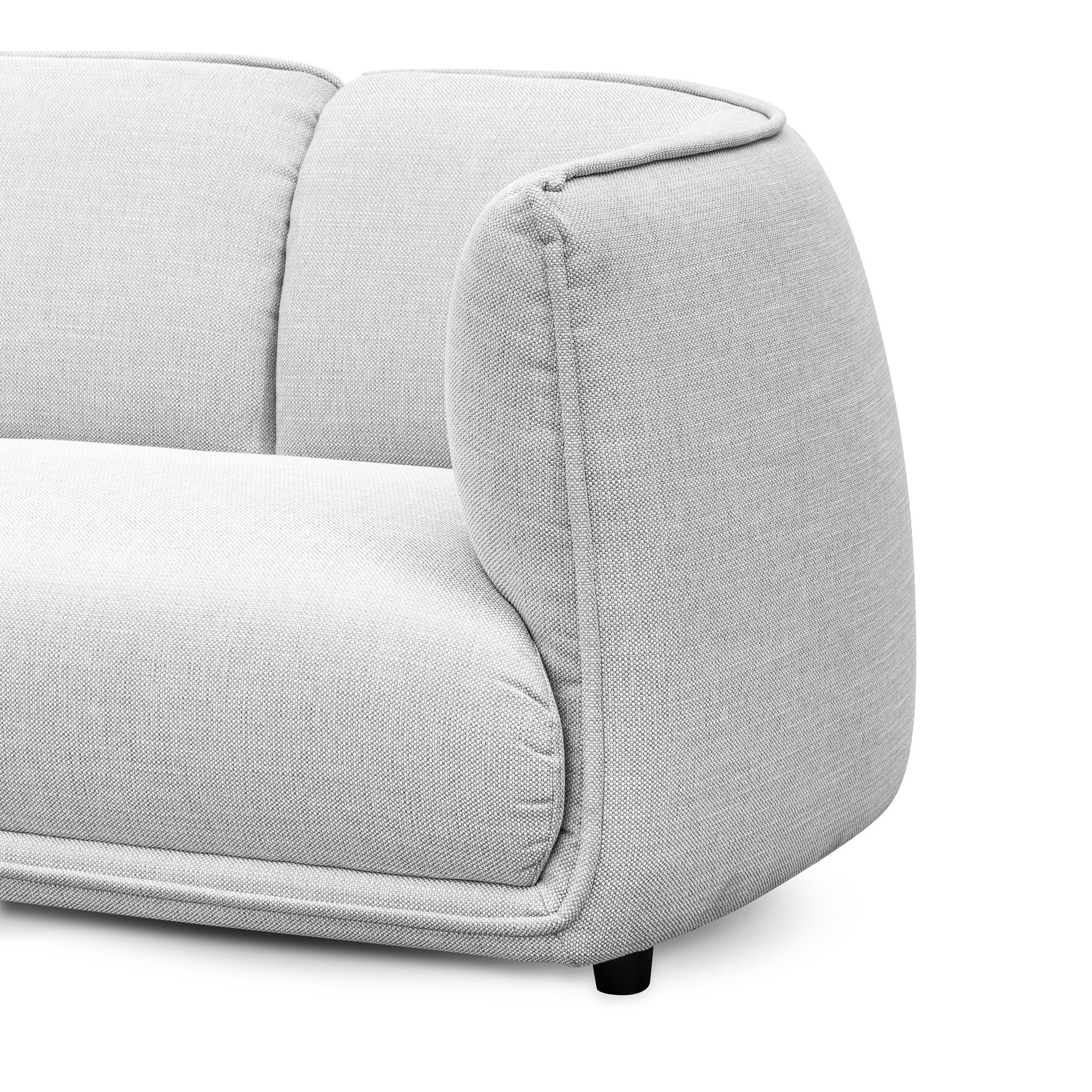 Christopher 3S Sofa- Light Texture Grey - Sofas