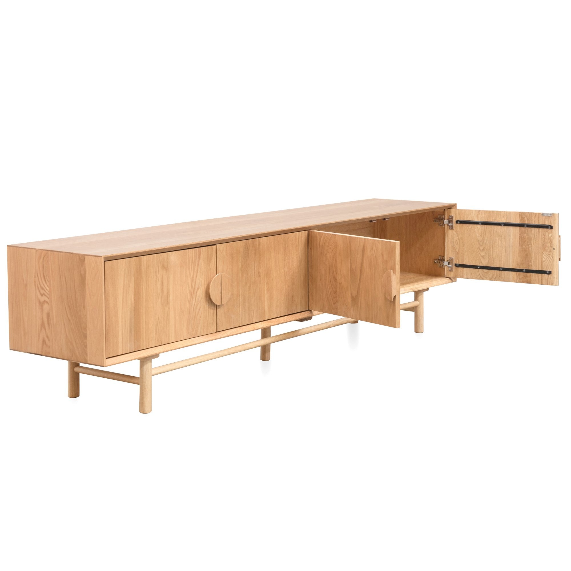 Damien TV Stand - Natural Wood - TV Units