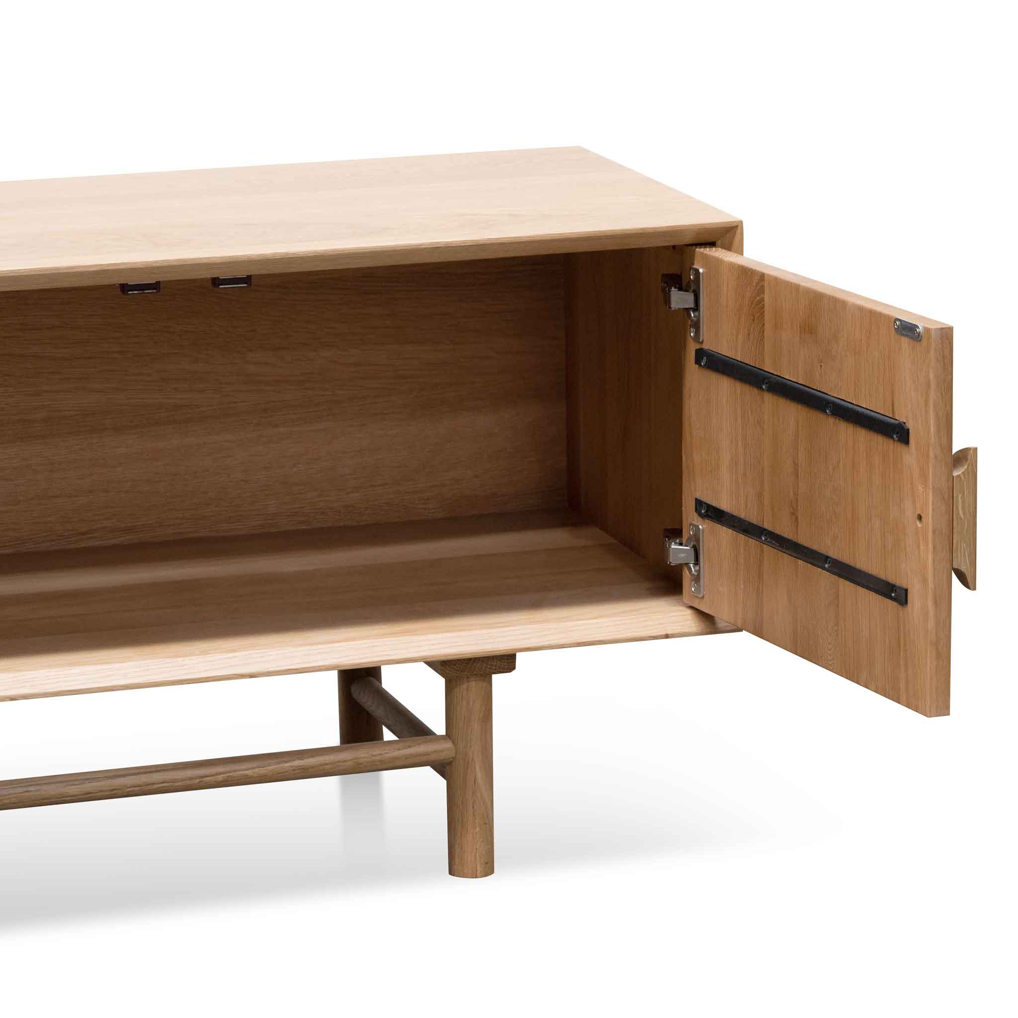 Damien Wooden TV Stand - Natural - TV Units