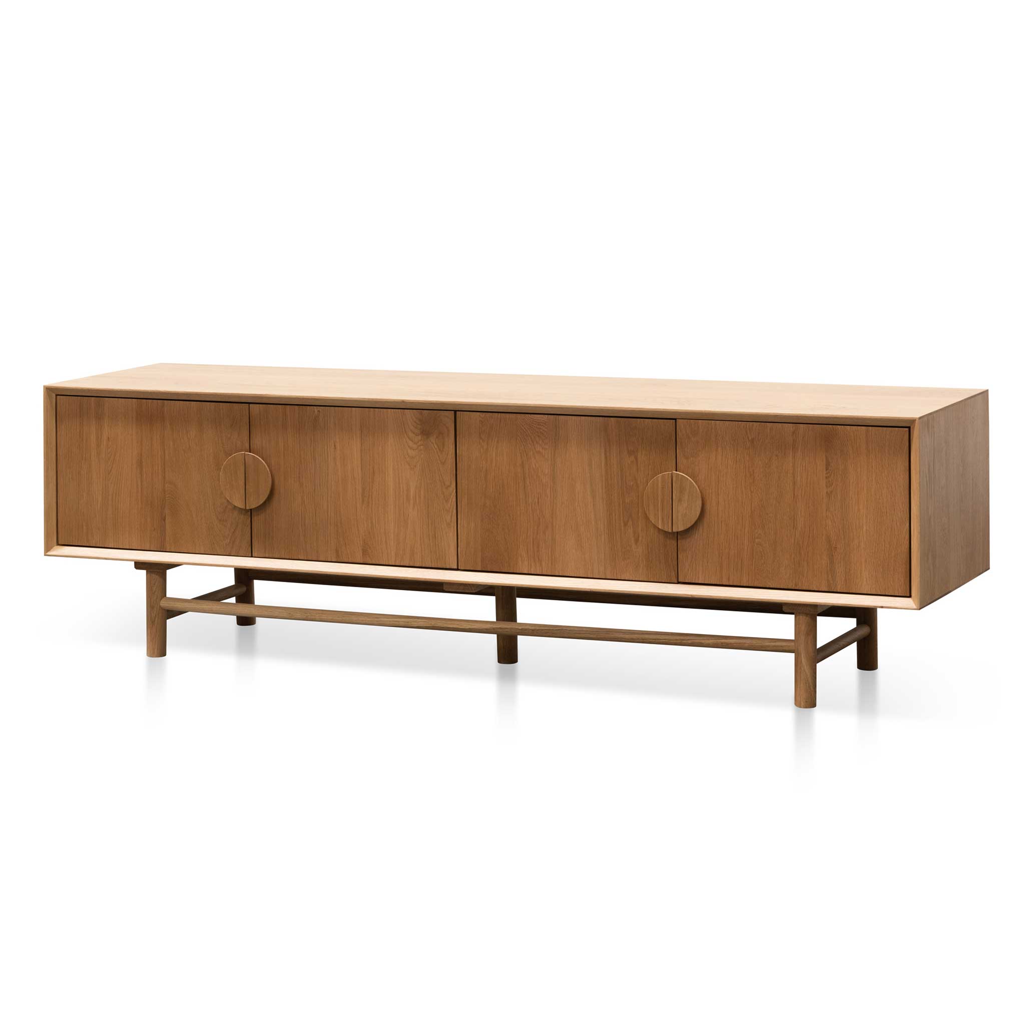 Damien Wooden TV Stand - Natural - TV Units