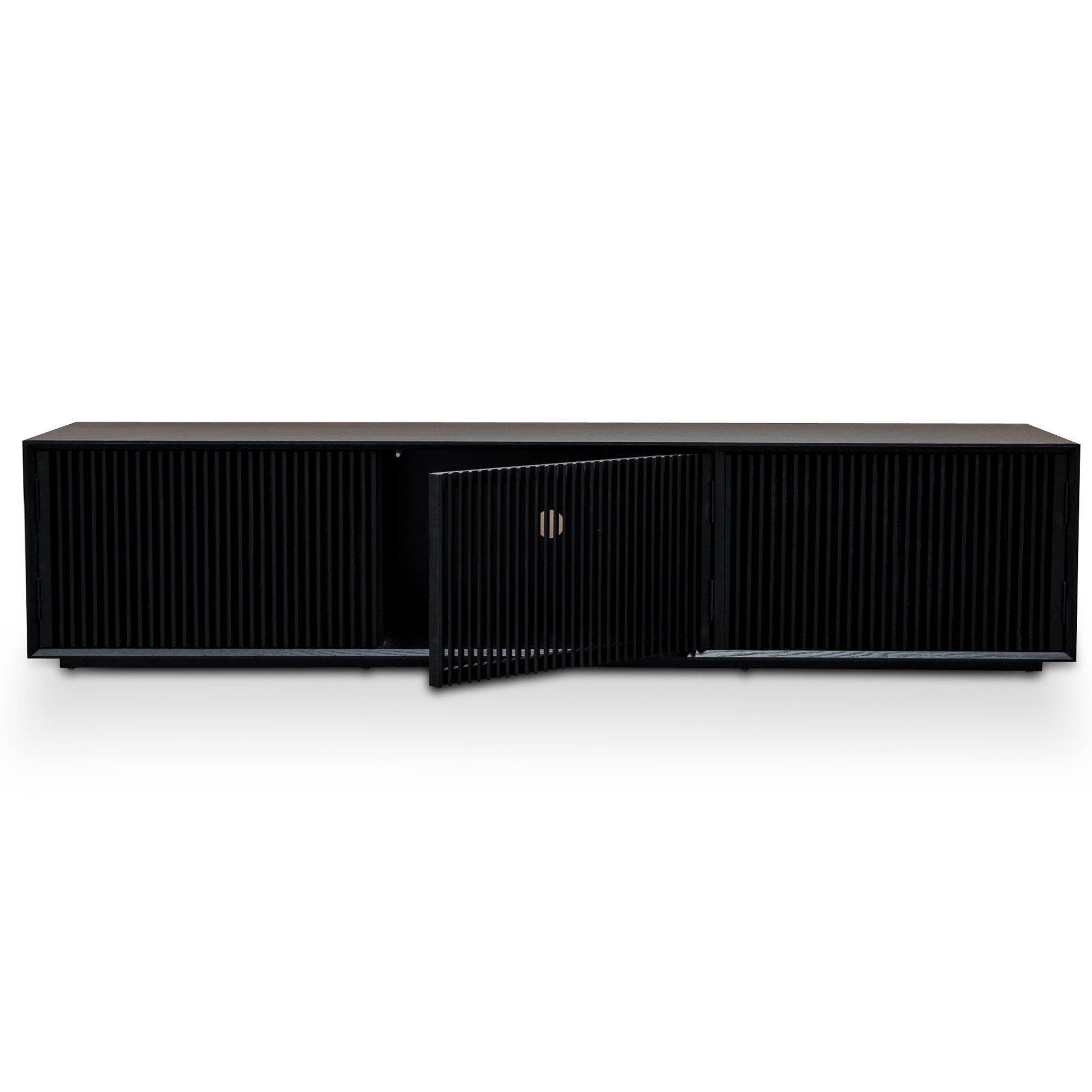 Delilah Wooden TV Stand - Black - TV Units