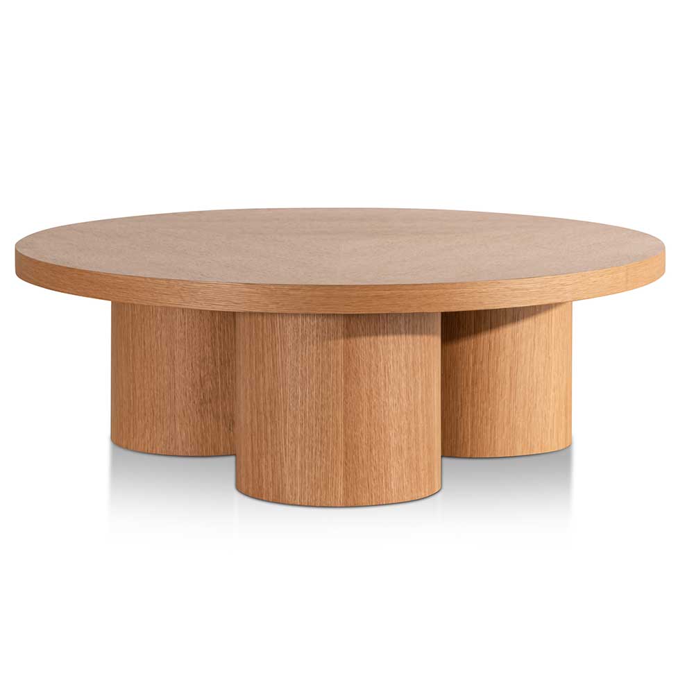 Dominic Wooden Round Coffee Table - Coffee Table