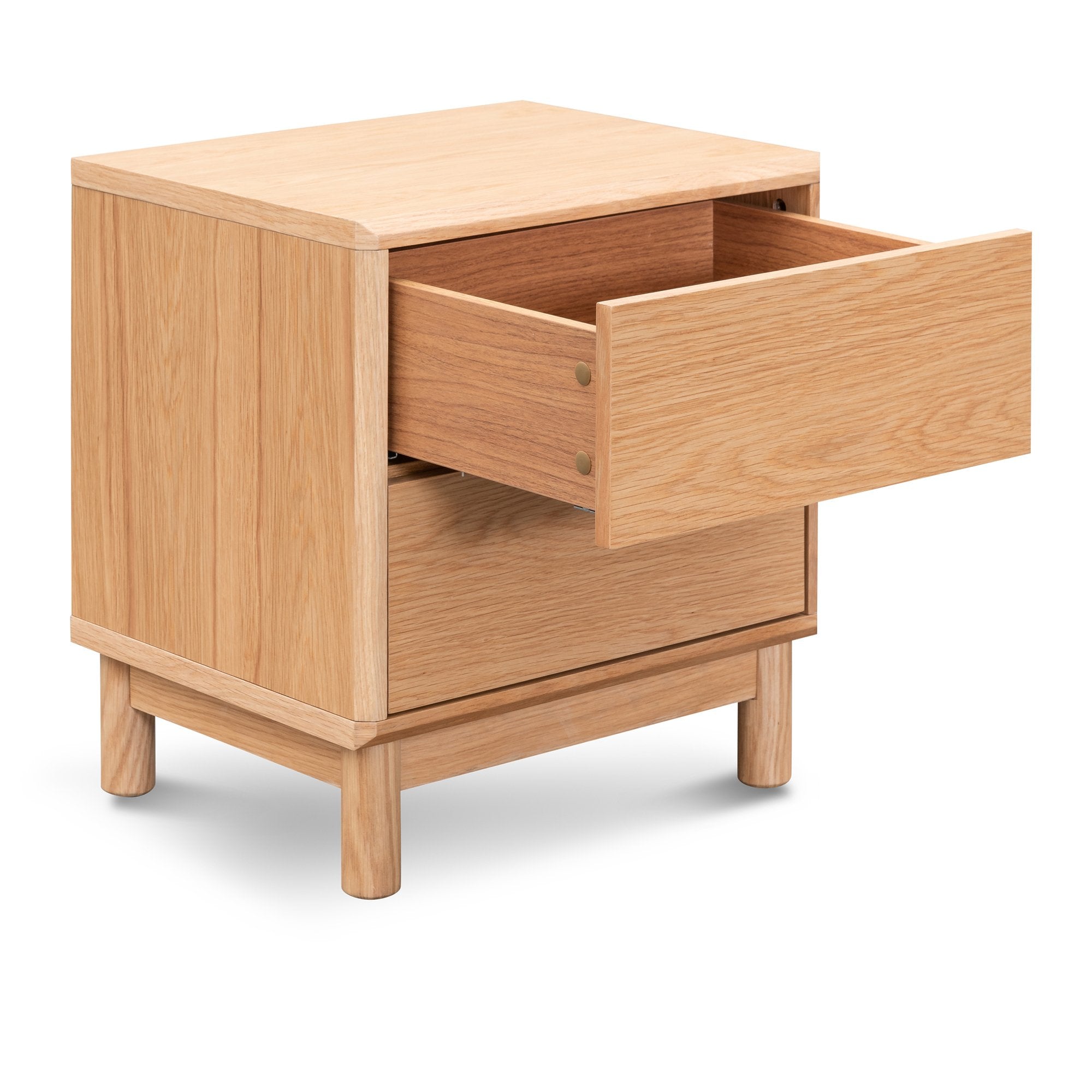 Elanor Bedside Table - Natural Oak - Bedside Tables