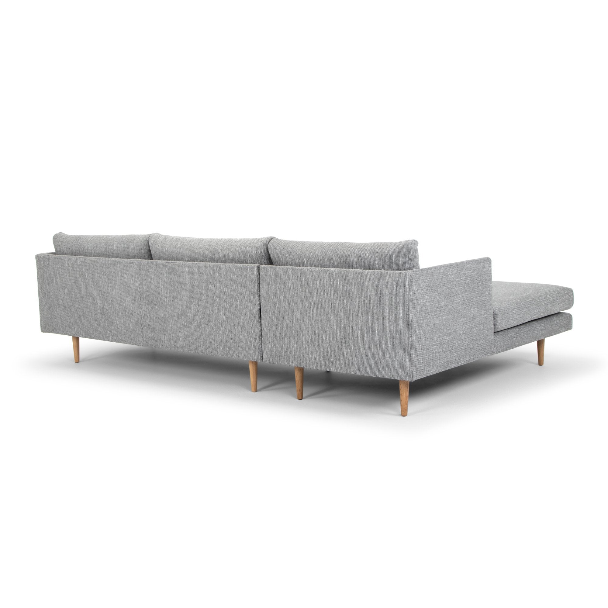 Eleanor 3S Left Chaise Sofa - Graphite Grey - Sofas