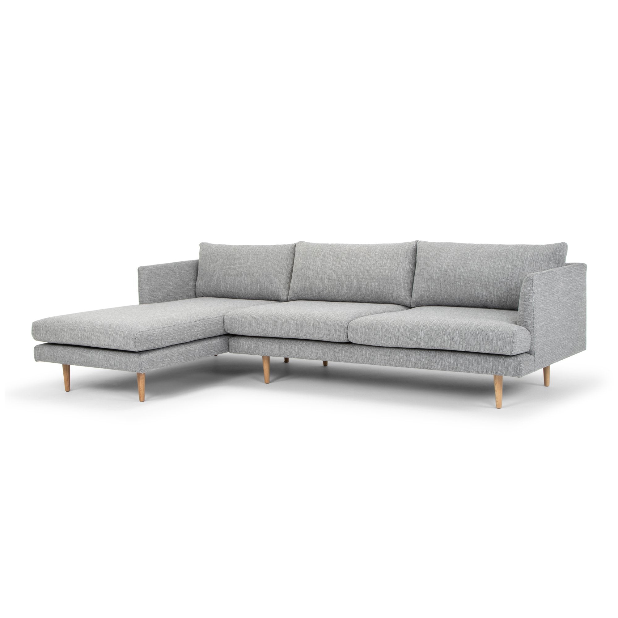 Eleanor 3S Left Chaise Sofa - Graphite Grey - Sofas