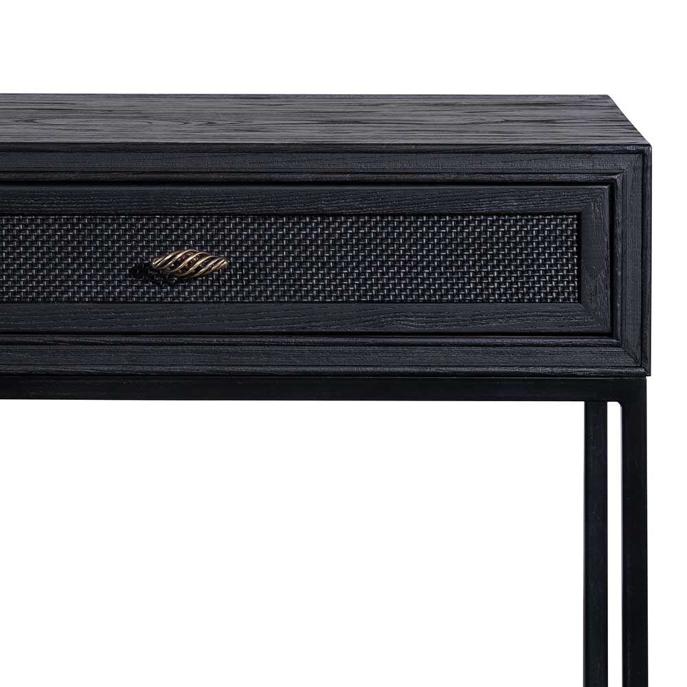 Elena 1.4m Console Table - Full Black - Console