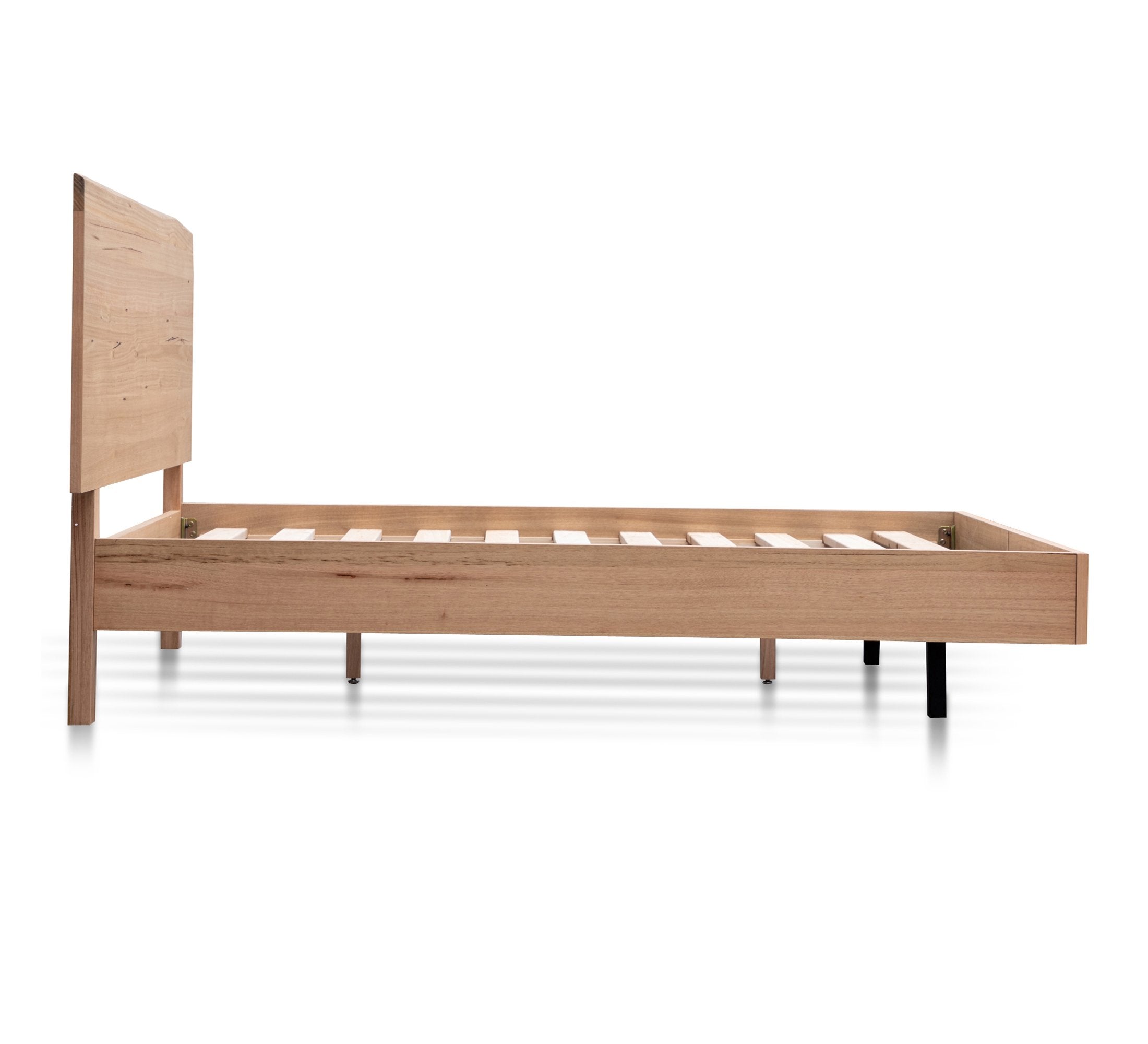 Eli King Bed Frame - Natural Wood - Beds