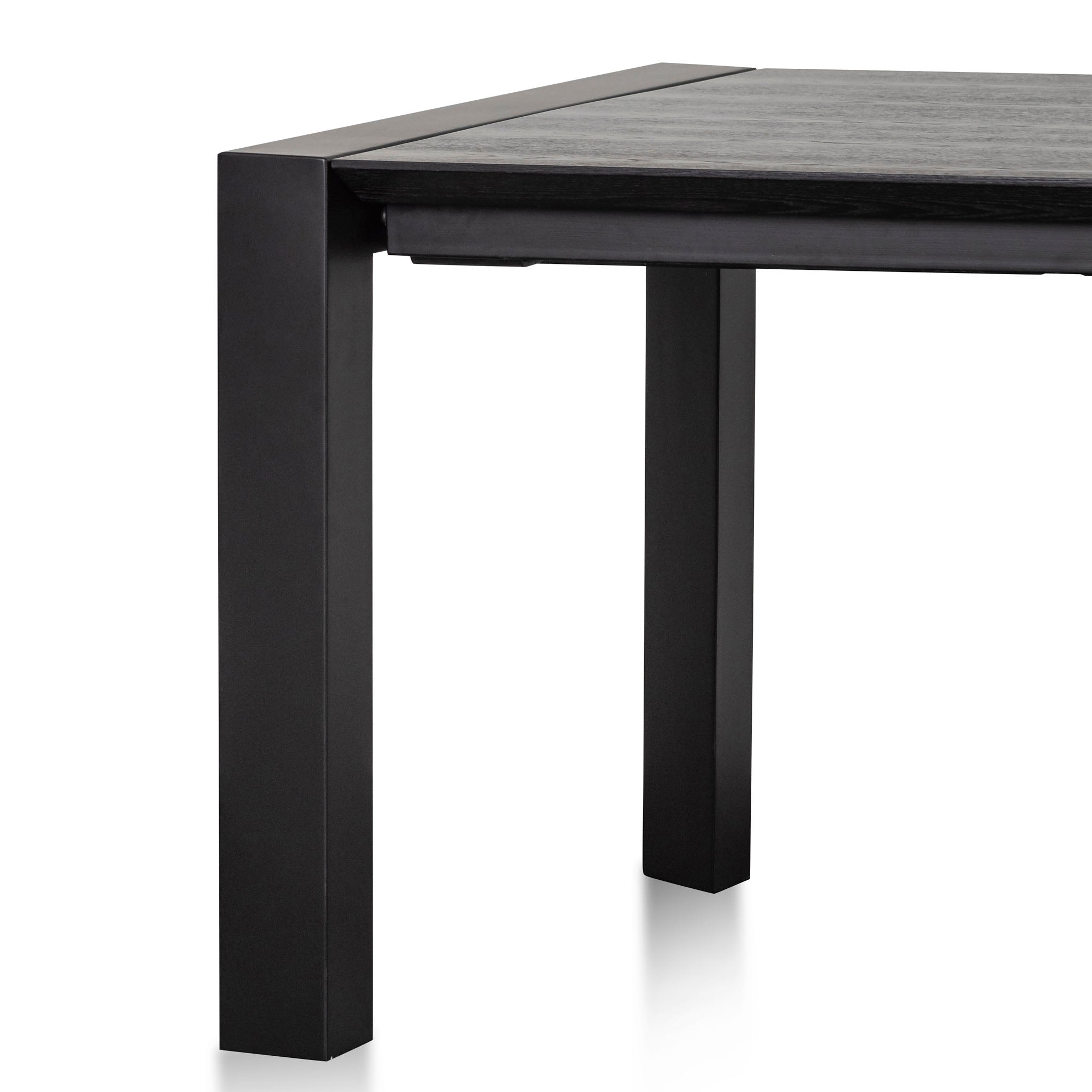 Elvira Extendable (1.8m - 2.8m) Wooden Dining Table - Black - Dining Tables