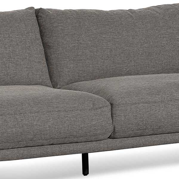 Emilis 4S Left Chaise Sofa - Graphite Grey - Sofas