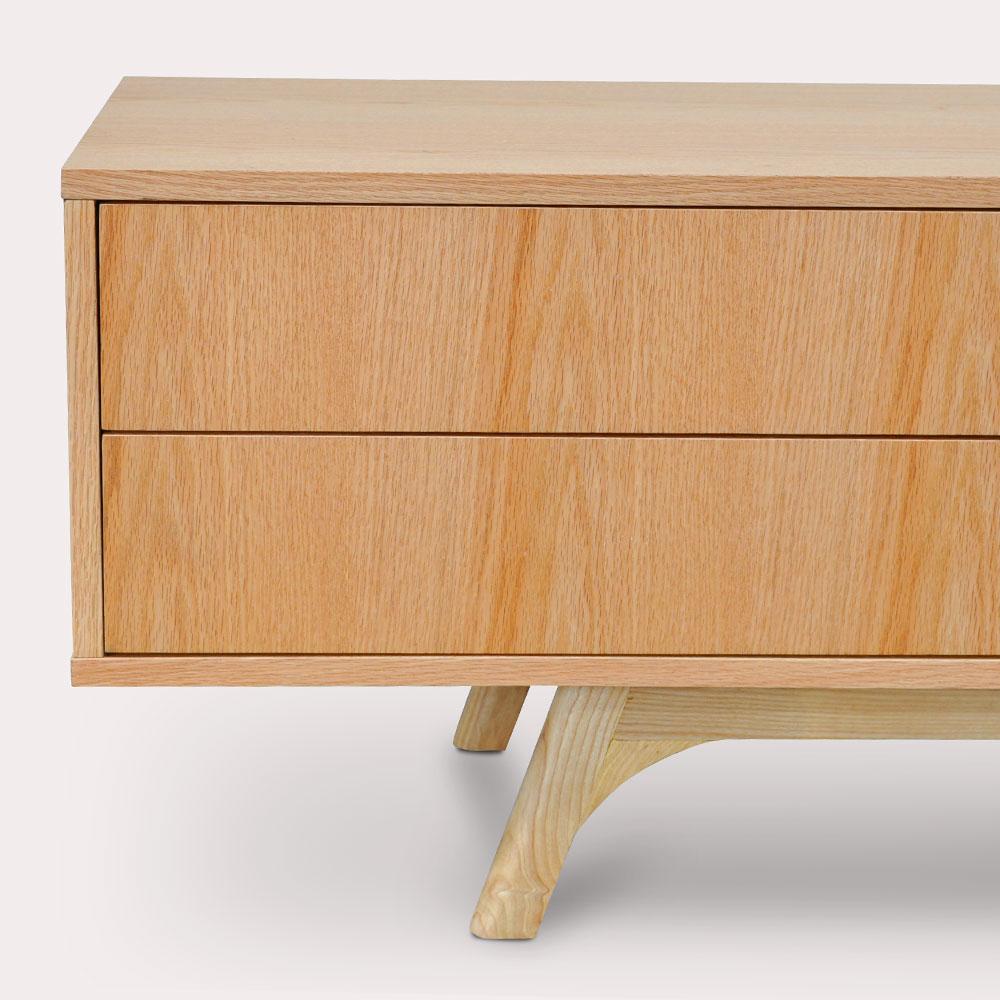 Emma Scandinavian TV Stand - Natural - TV Units