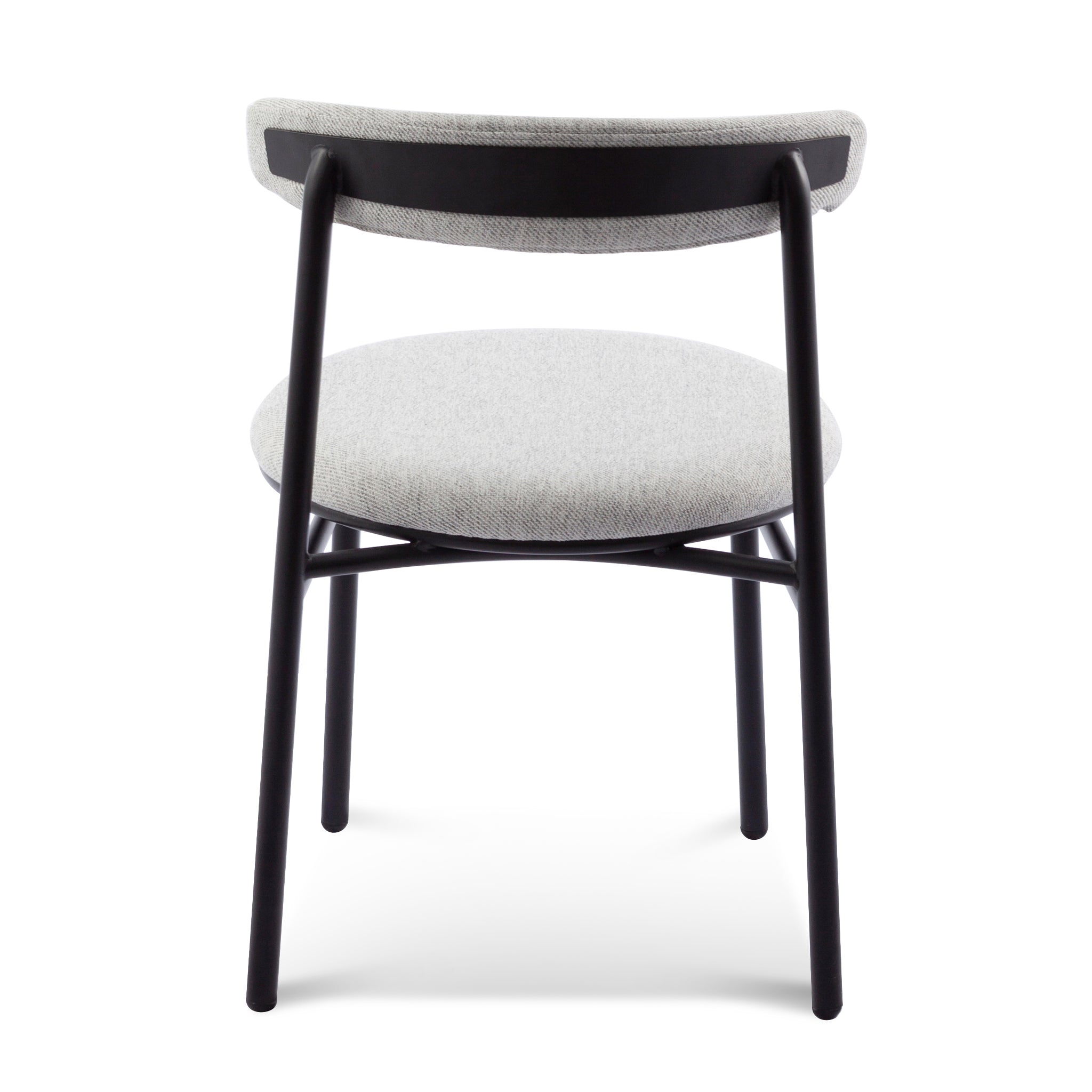 Farida Fabric Dining Chair - Silver Grey - Dining Chairs