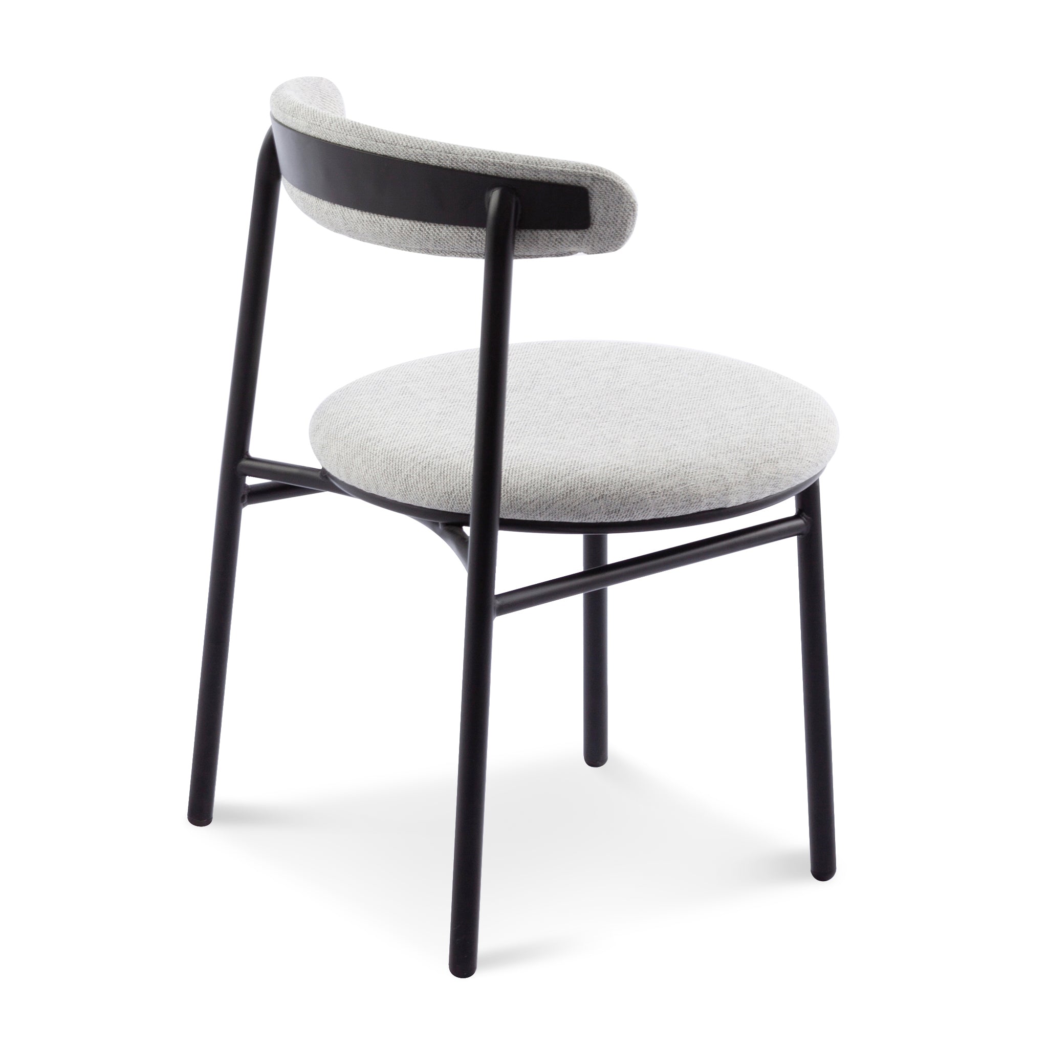 Farida Fabric Dining Chair - Silver Grey - Dining Chairs