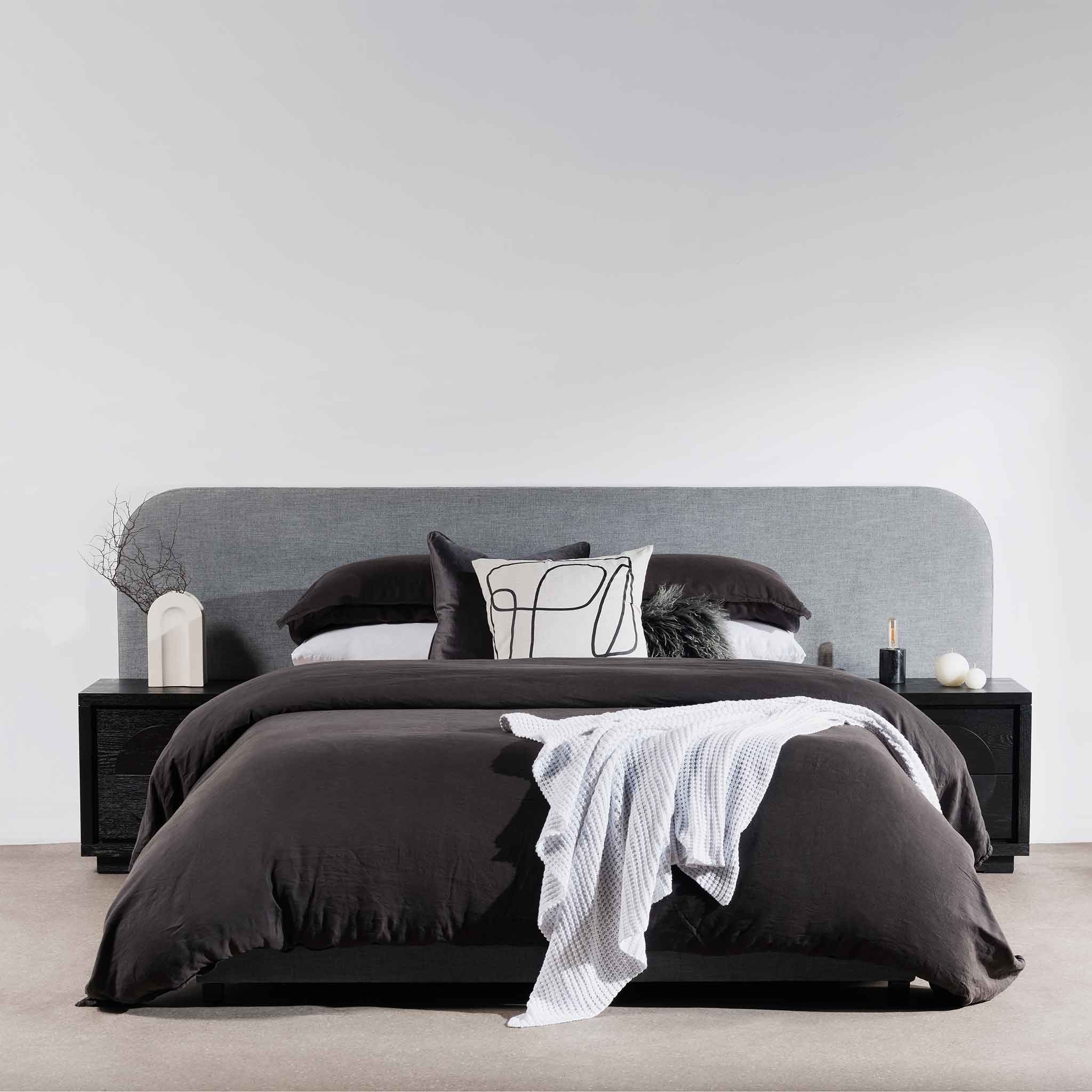 Felix King Bed Frame - Flint Grey - Beds