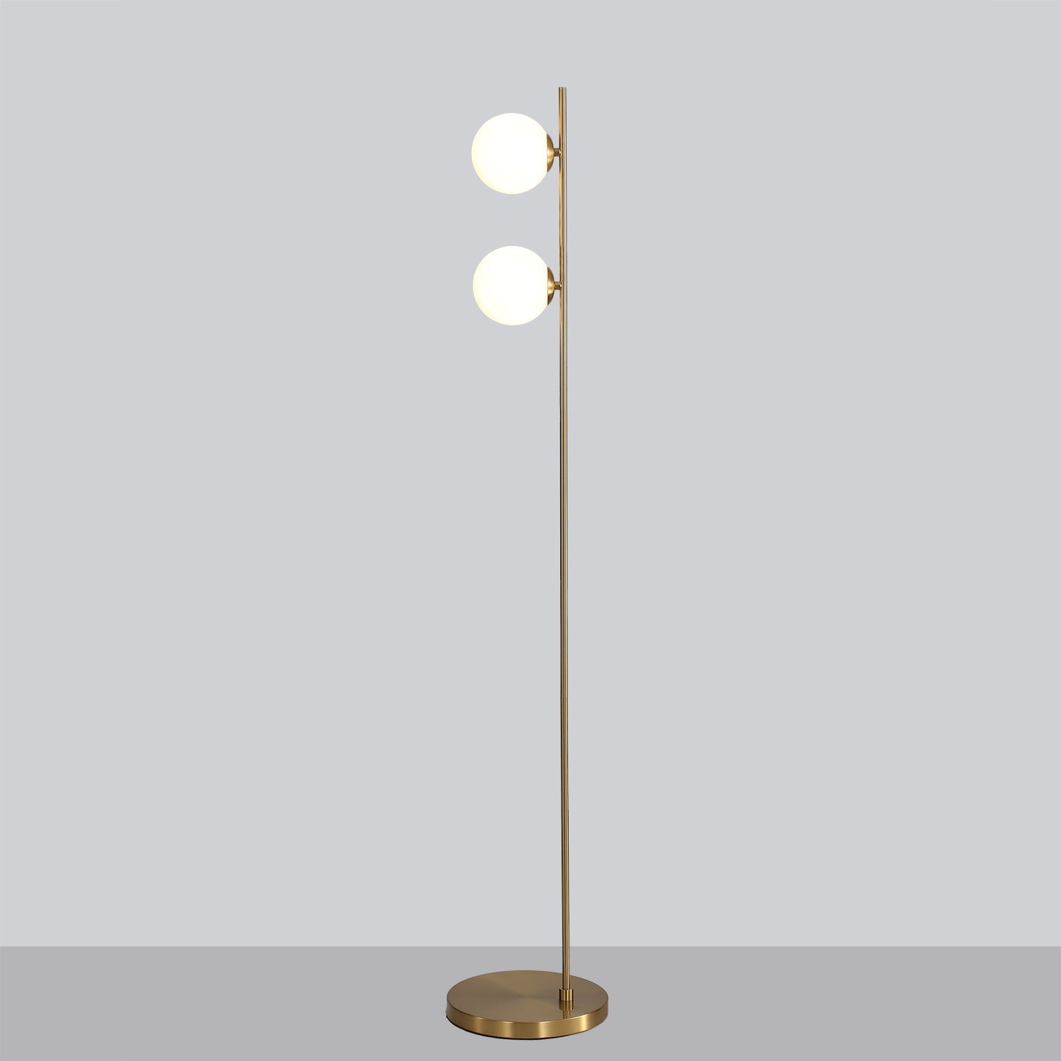 Floor Lamp Doris / Glass & Metal - Floor Lamps