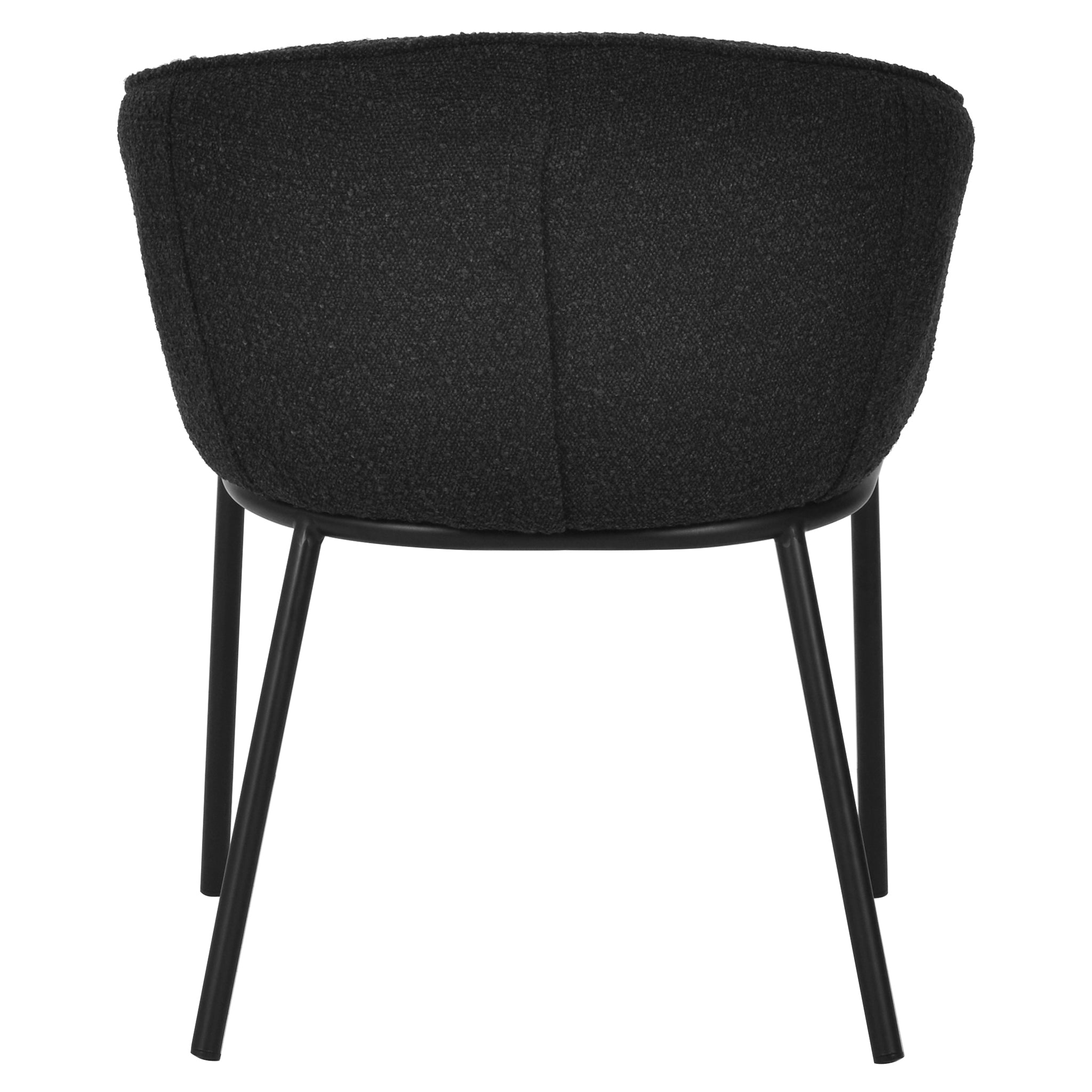 George Dining Chair - Black Boucle - Dining Chairs