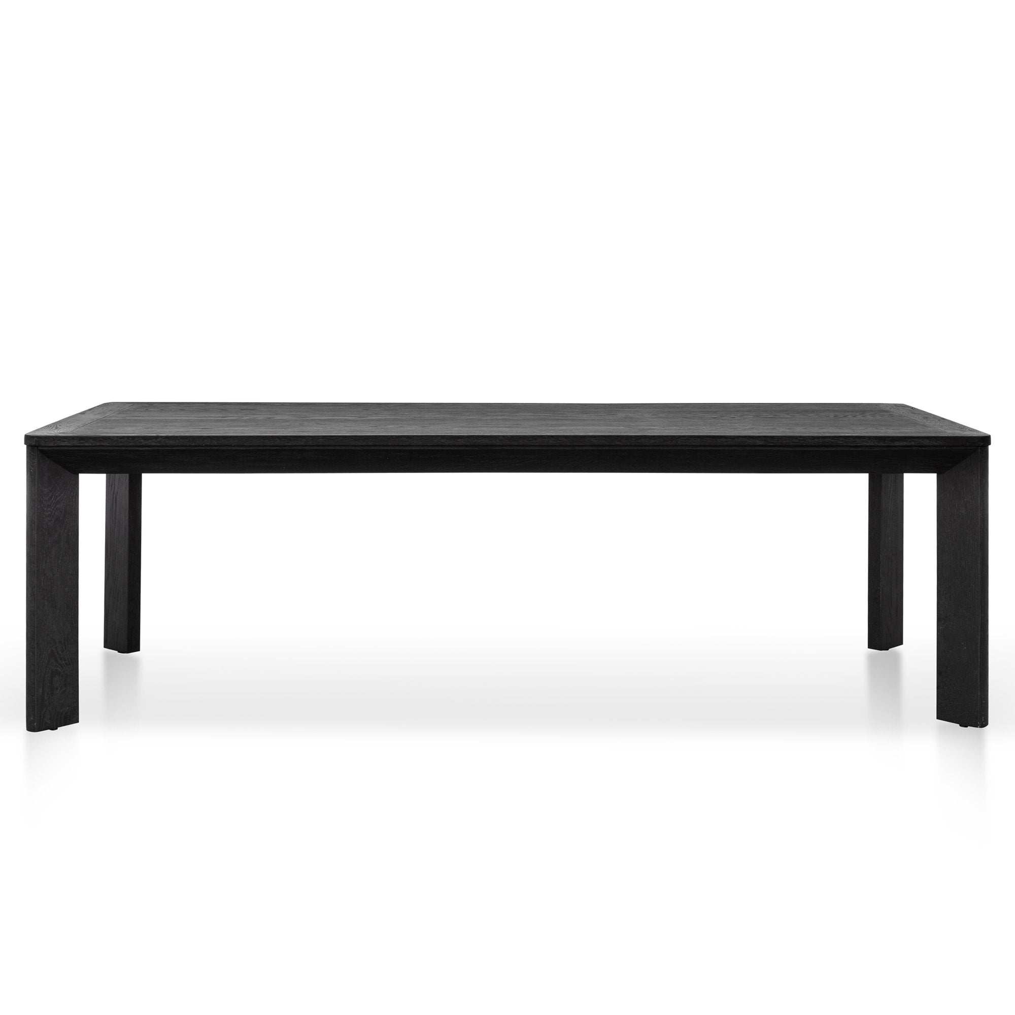 Gilliard 2.4m Wooden Dining Table - Full Black - Dining Tables