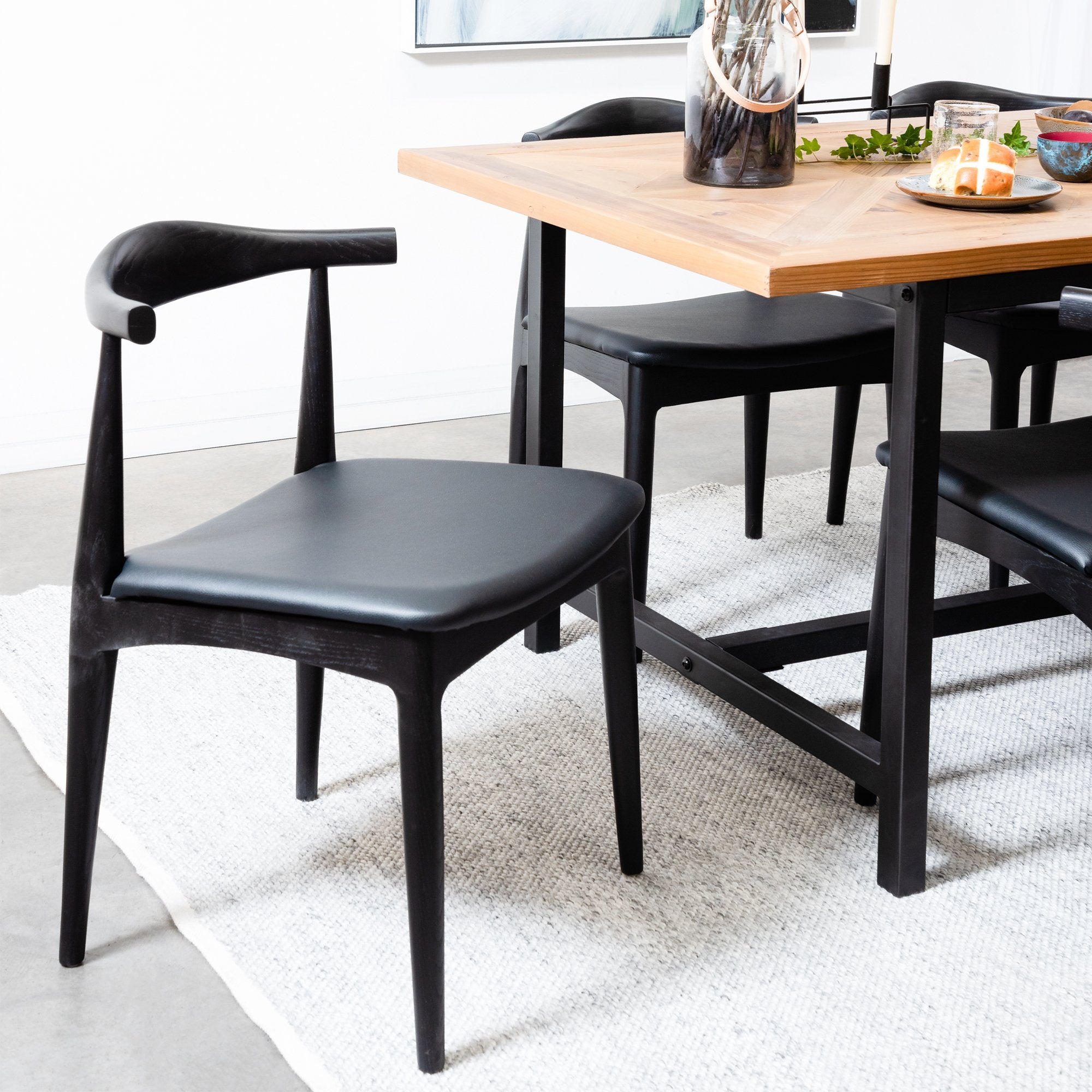 Harry Dining Chair - Full Black - Dining Chairs