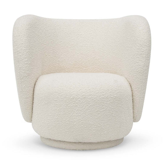 Harvey Armchair - Ivory White Boucle - Armchairs