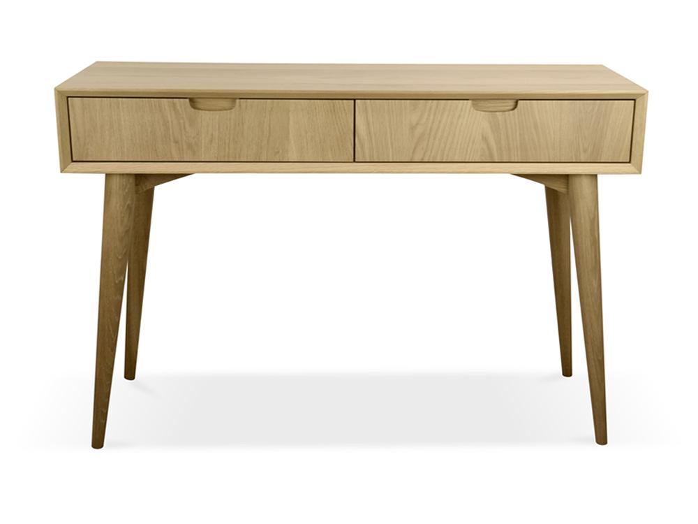 Henrik Scandinavian Wood Console Table with Drawers - Console